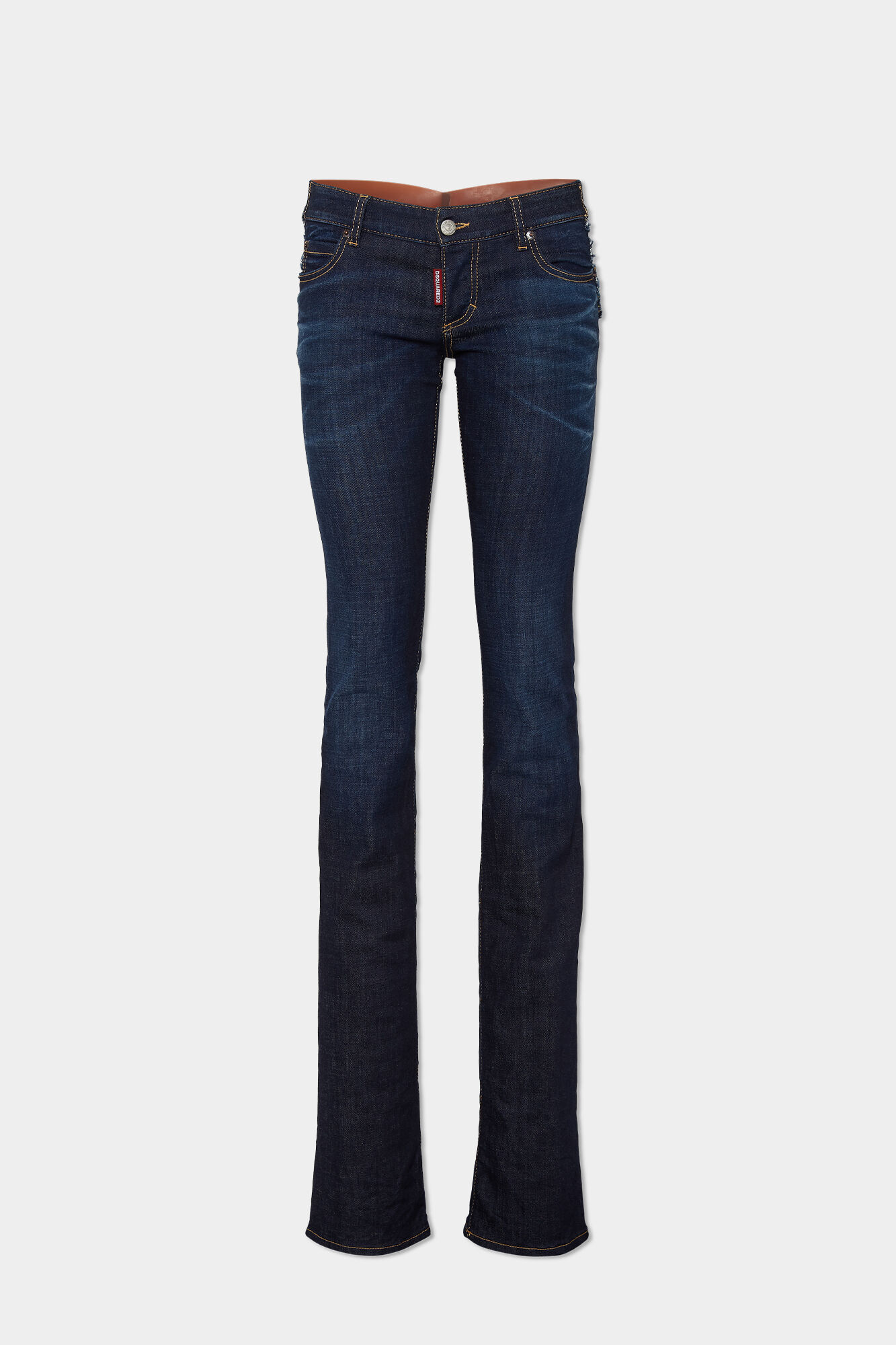 Dark Urban Wash Bootcut Sharpei Peekaboo Jeans