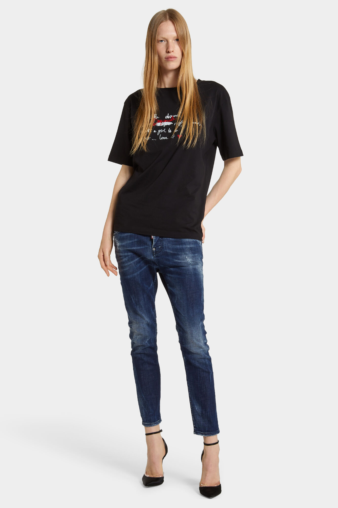 Dark Milky Way Wash Cool Girl Jeans