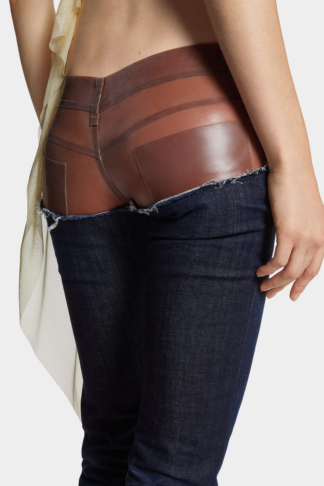 Dark Urban Wash Bootcut Sharpei Peekaboo Jeans