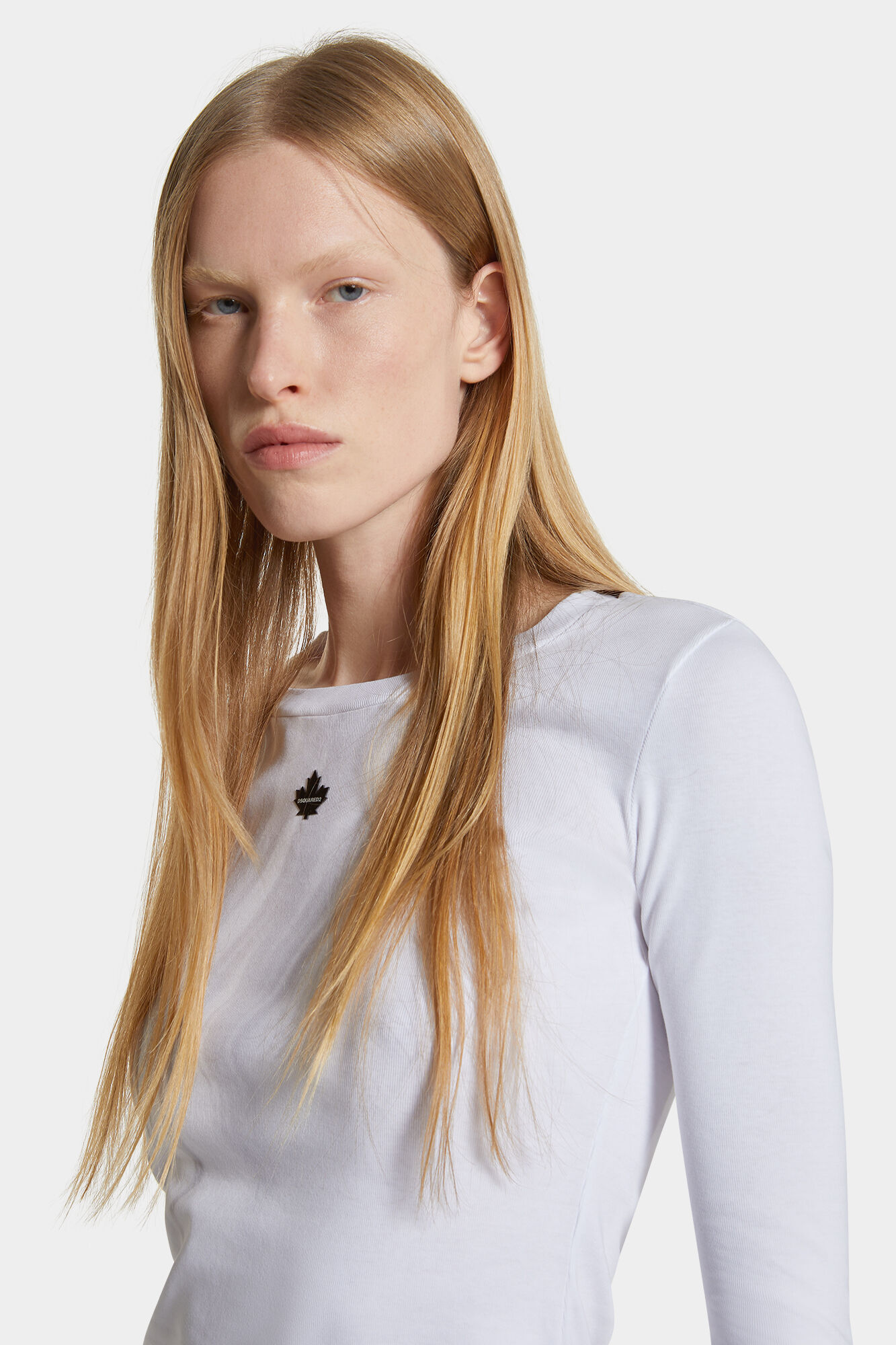 Long Mini Fit Maple Leaf T-Shirt