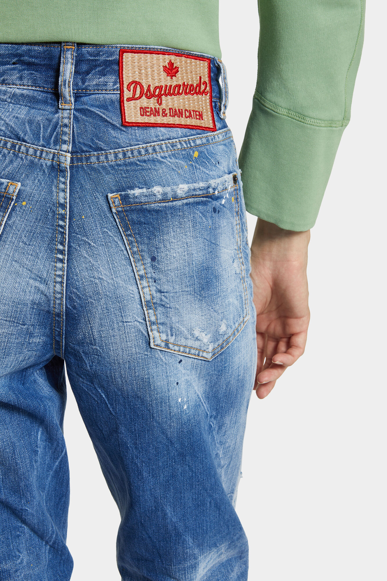 Light Clean Baby Blue Wash Boston Jeans