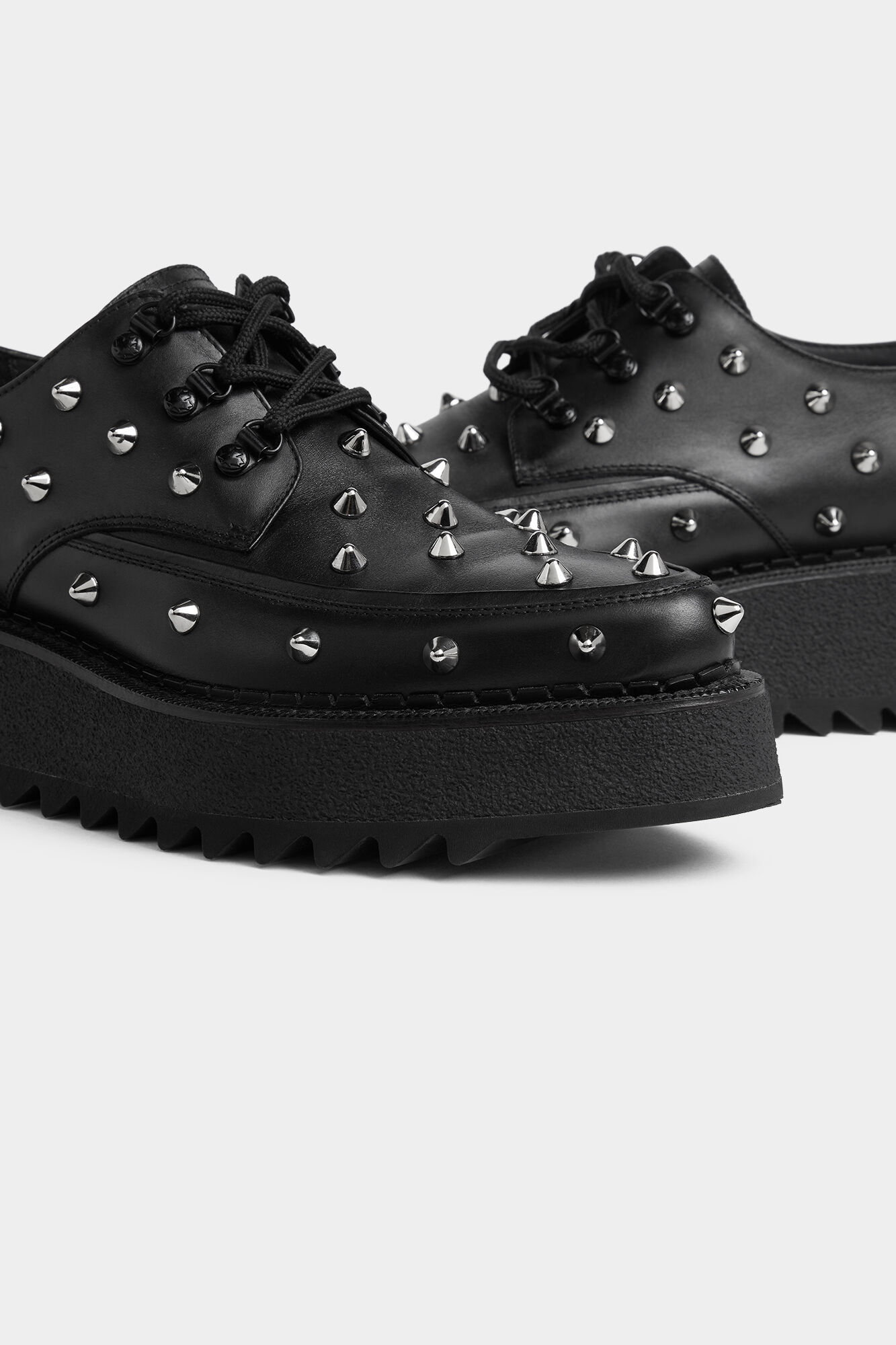 Allover Studs Derby Shoes