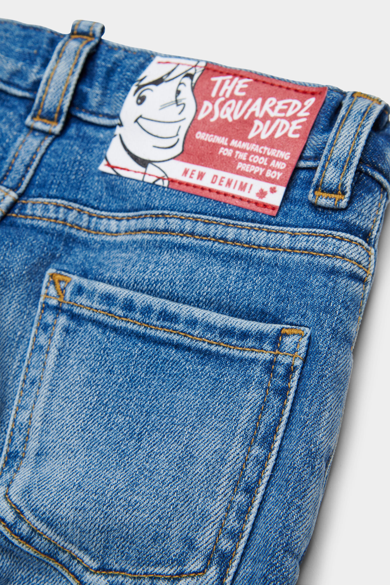 D2Kids Newborn Medium Preppy Wash Jeans