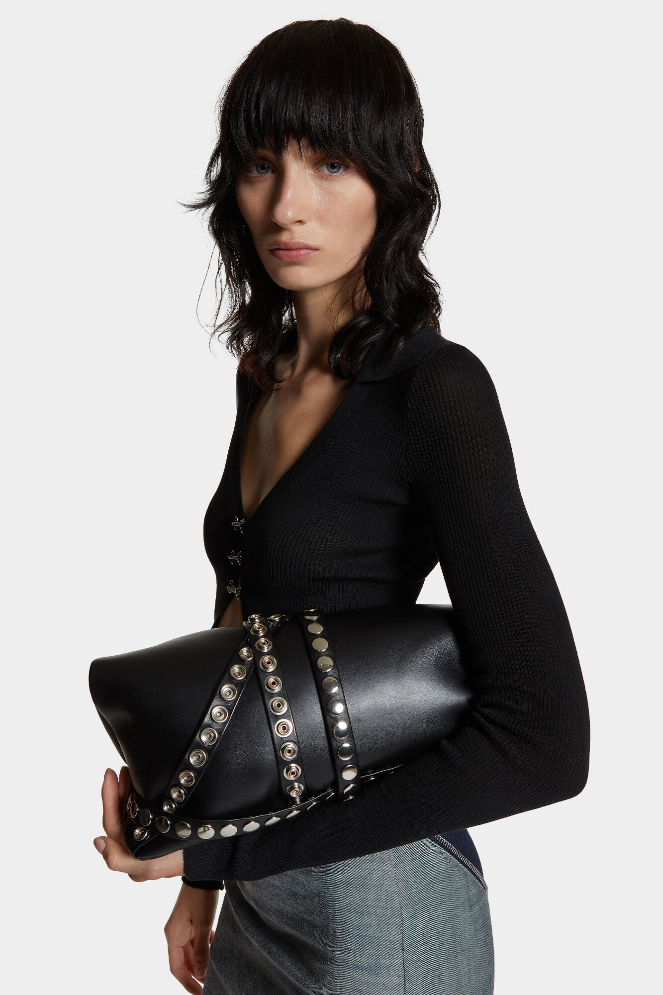 Allover Studs Clutch