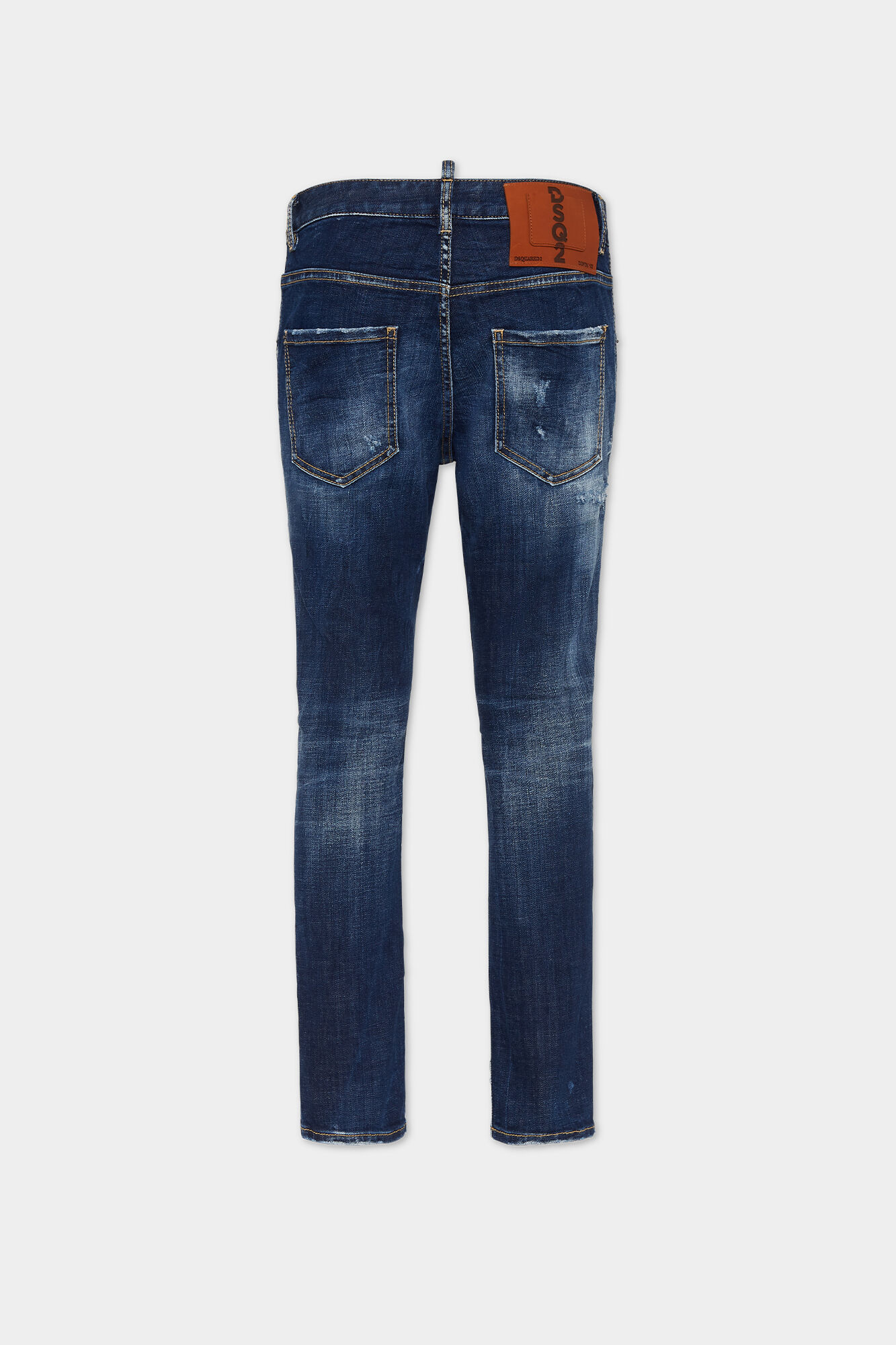 Dark White Line Wash Cool Girl Jeans