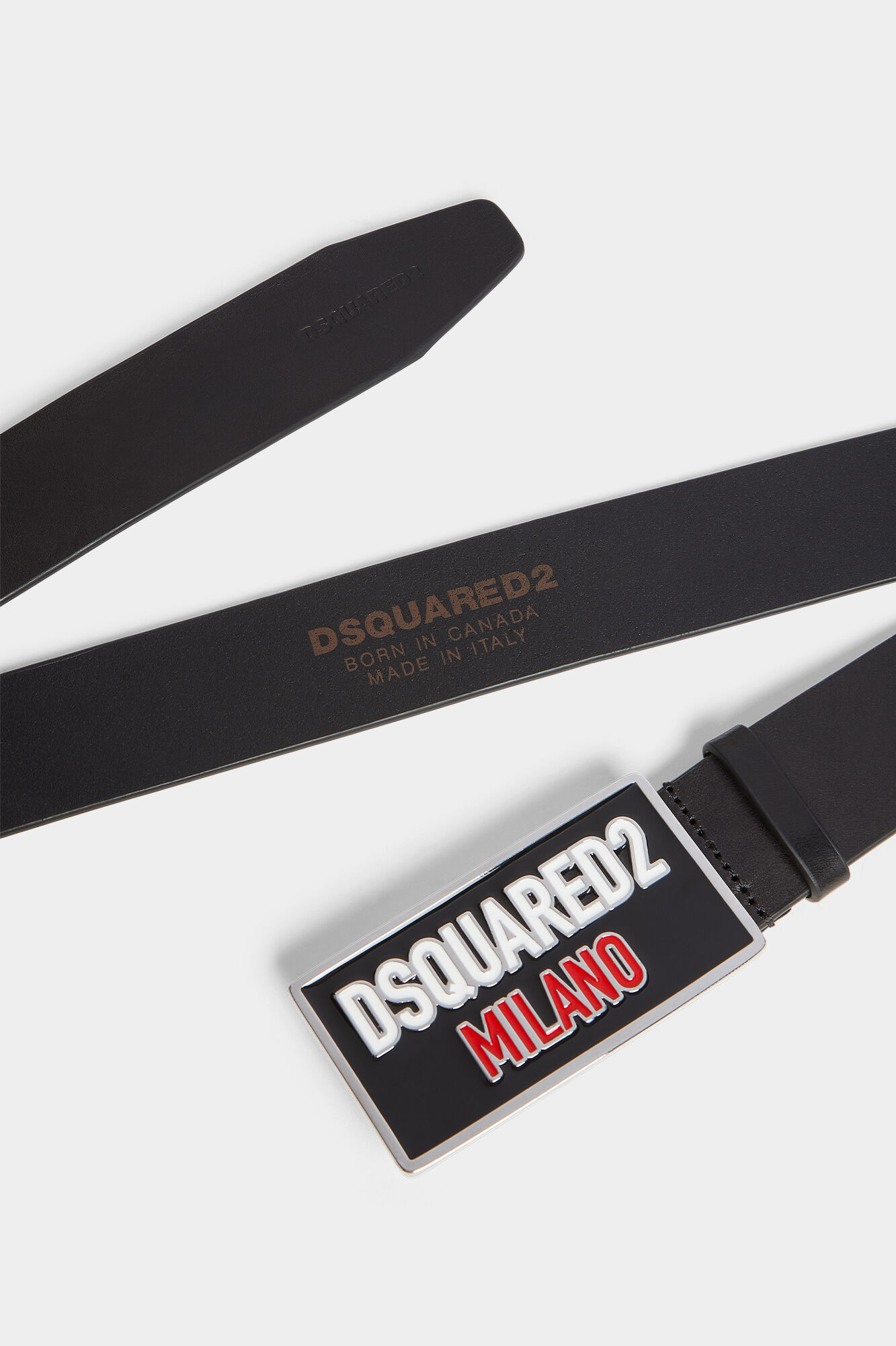 Dsquared2 Logo Plaque Belt