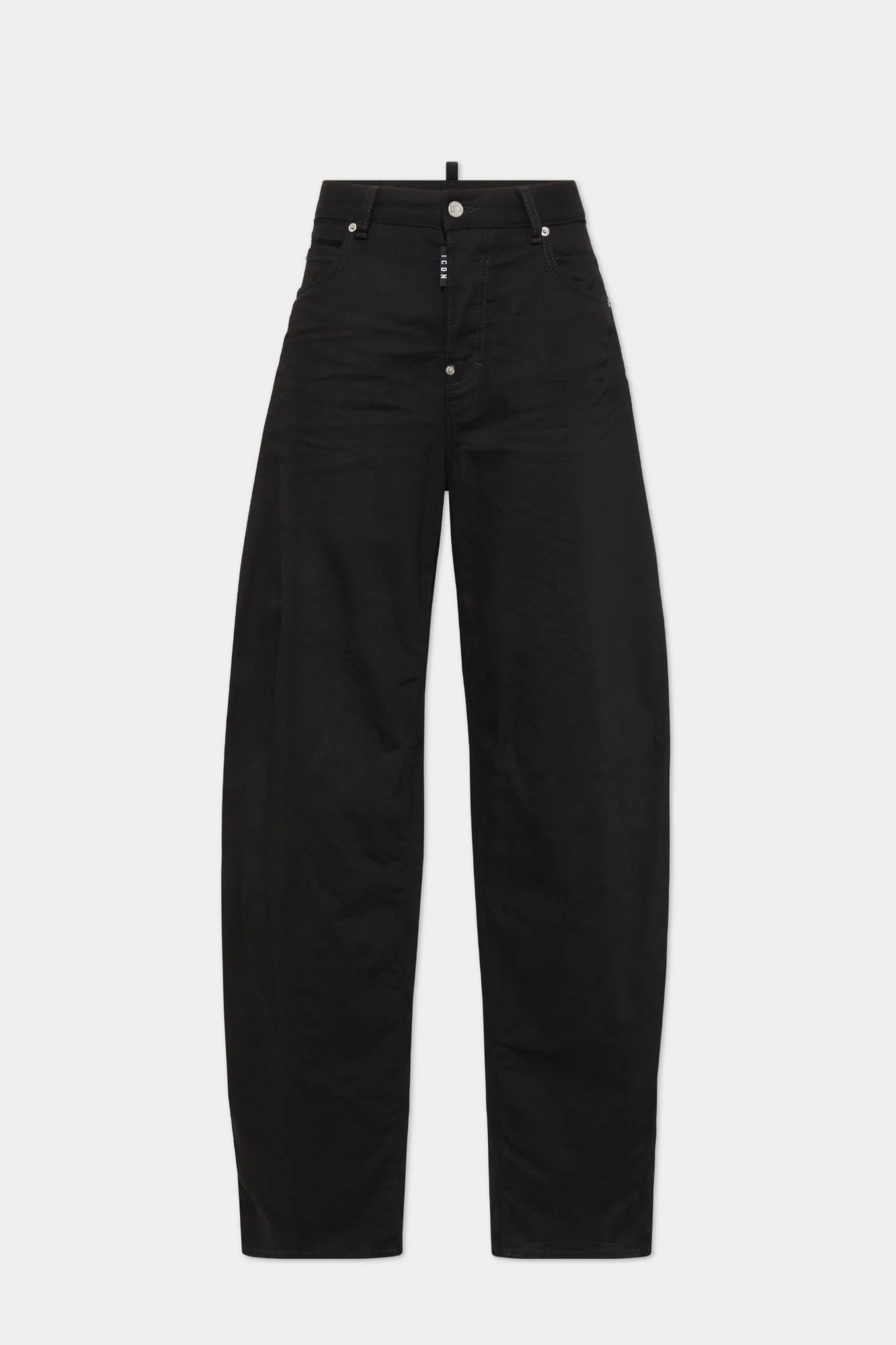 Icon Black Bull Wash Slouchy Jean