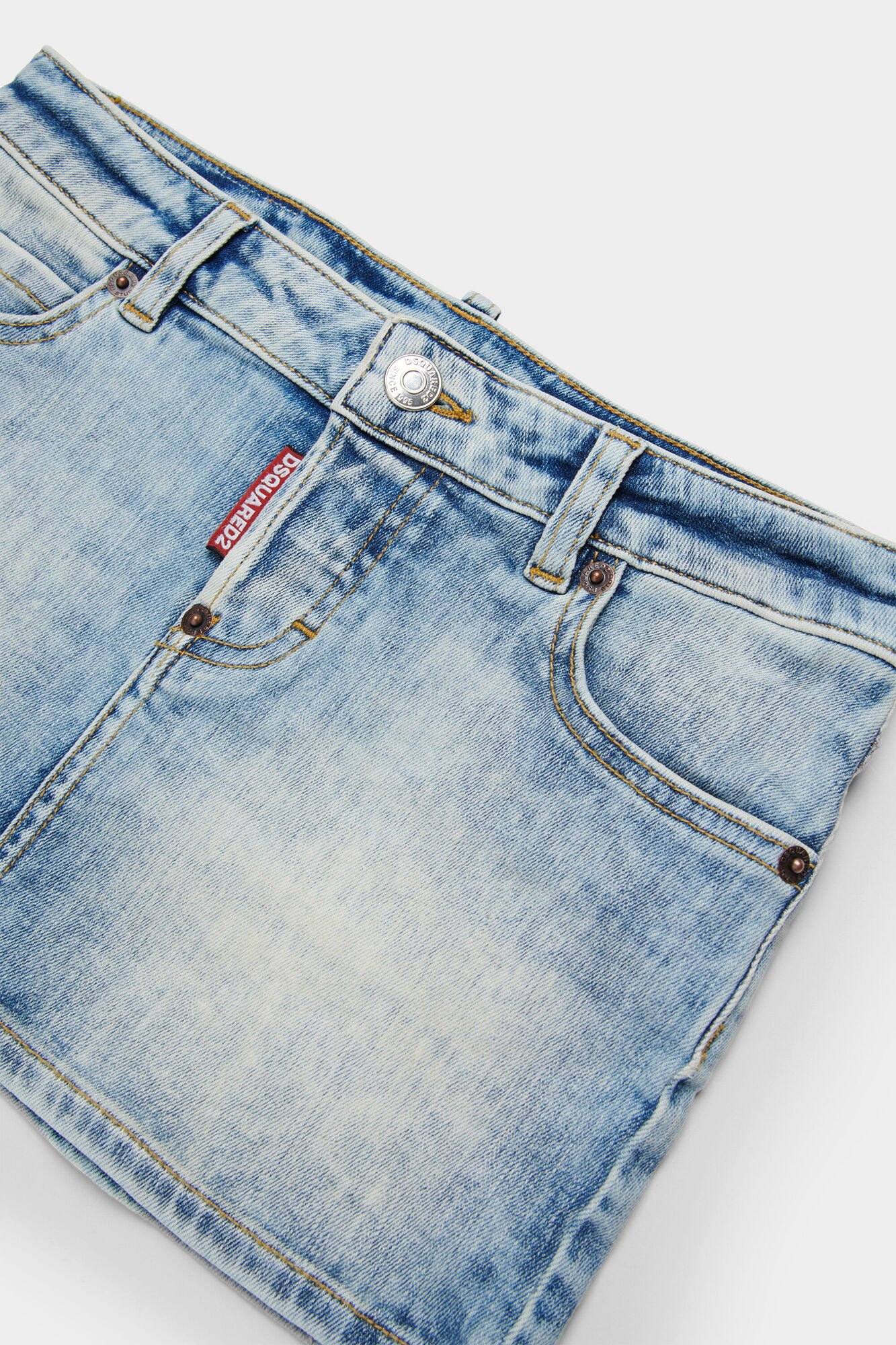 D2Kids Junior Light Ocean Drive Wash Jean Skirt