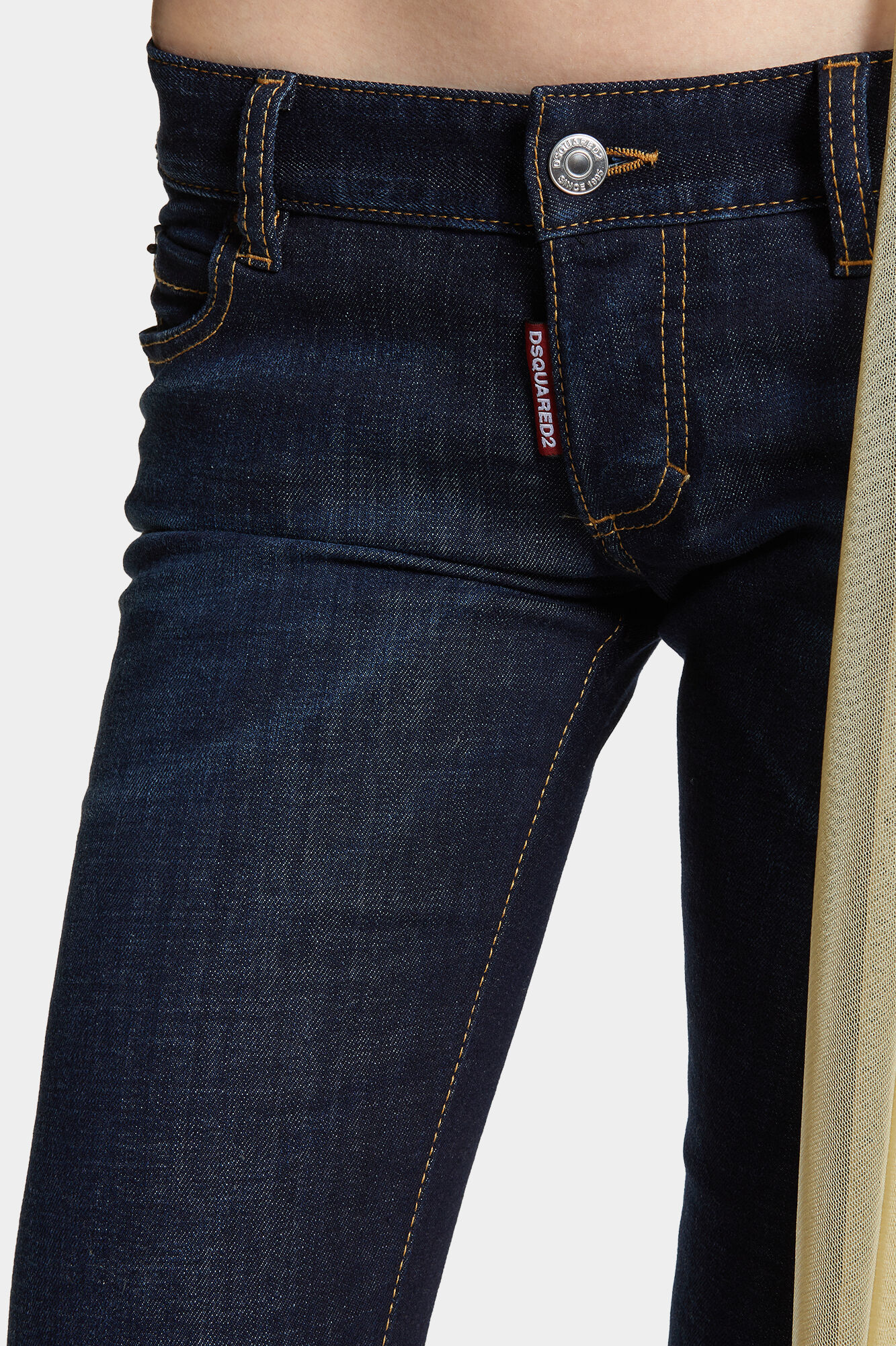 Dark Urban Wash Bootcut Sharpei Peekaboo Jeans