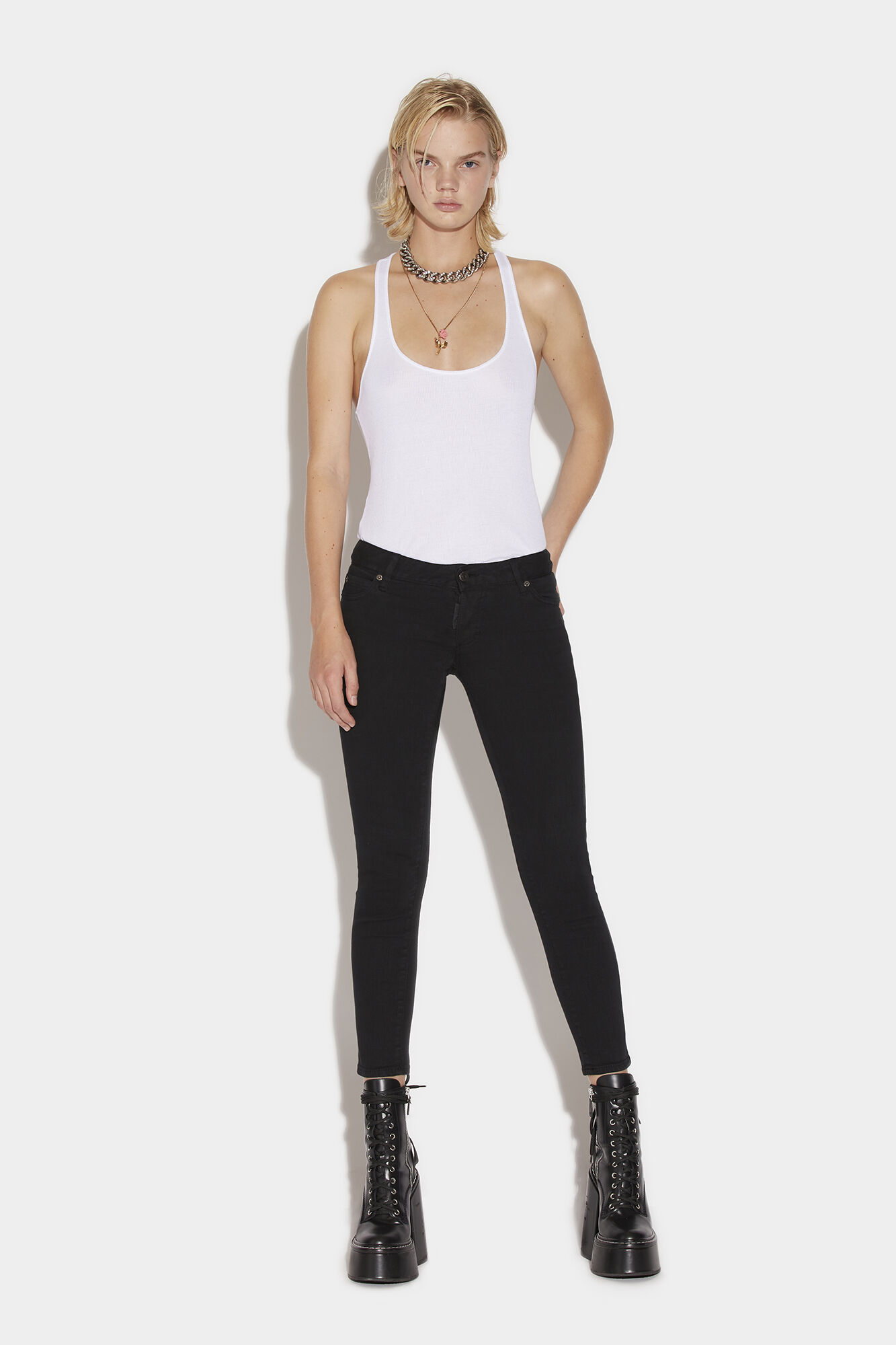 Black Bull Jennifer Cropped Jeans