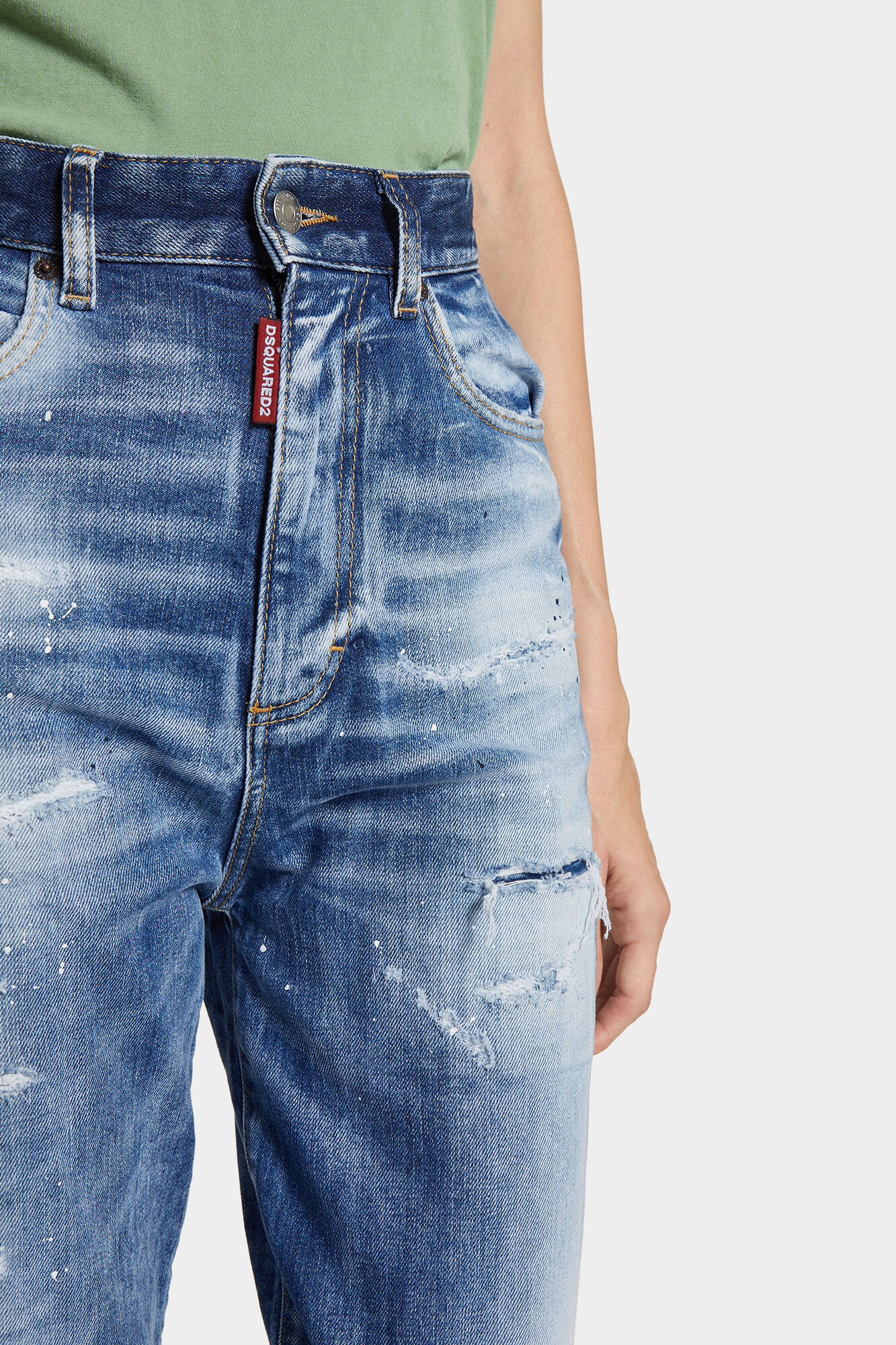 Light Scarface Wash '80s Jeans