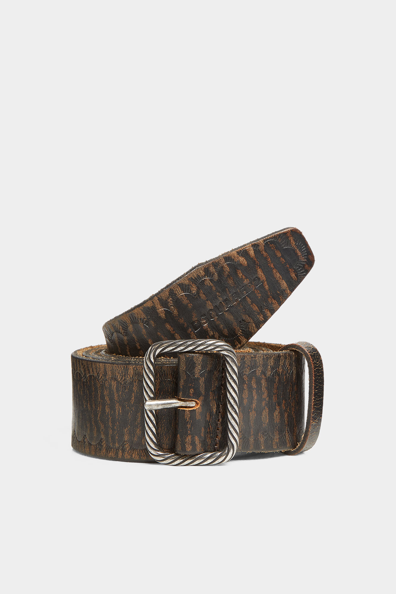 Vintage Buckle Scallop Belt