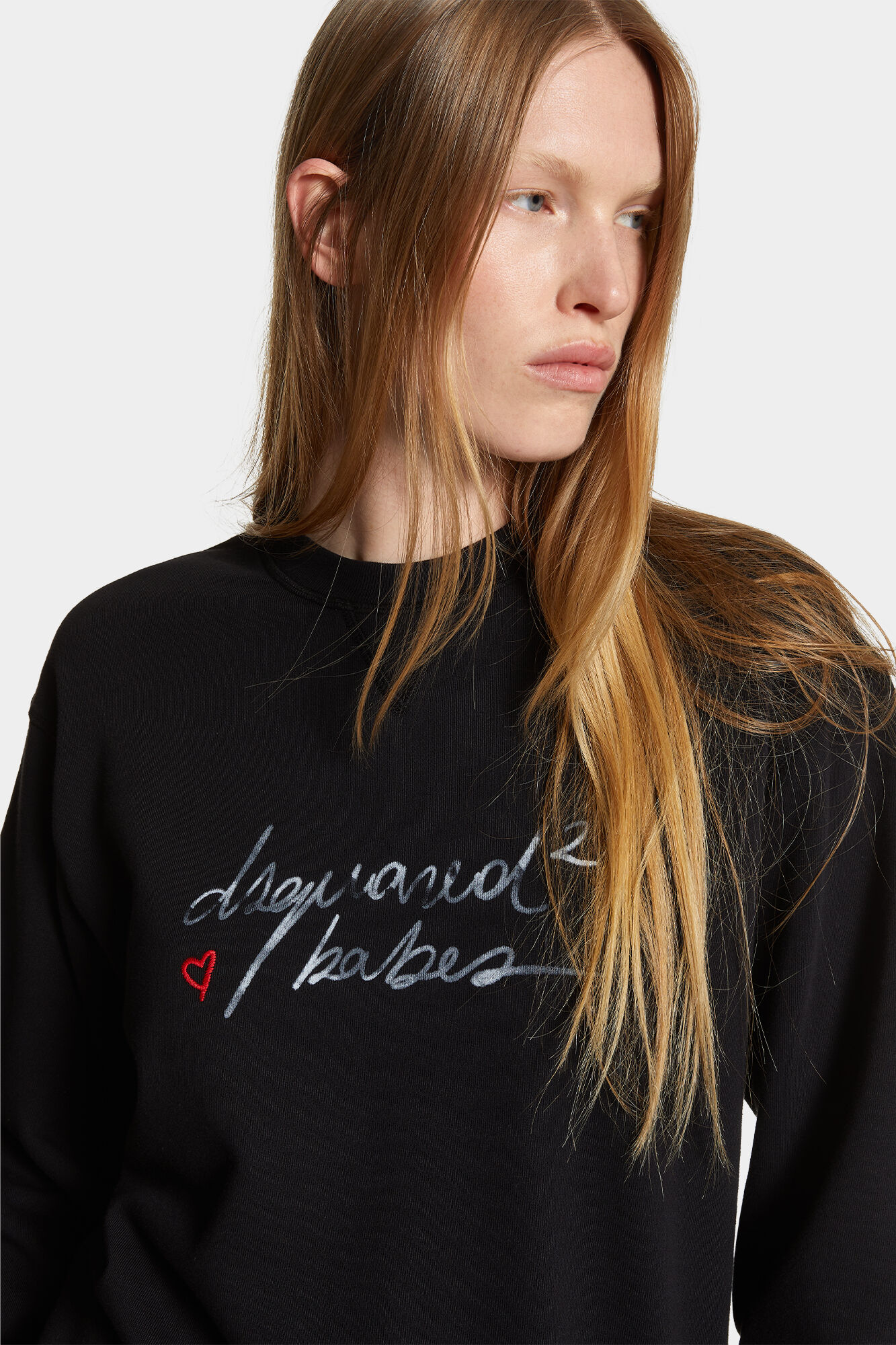 Dyed Just Right Fit Babes Sweatshirt