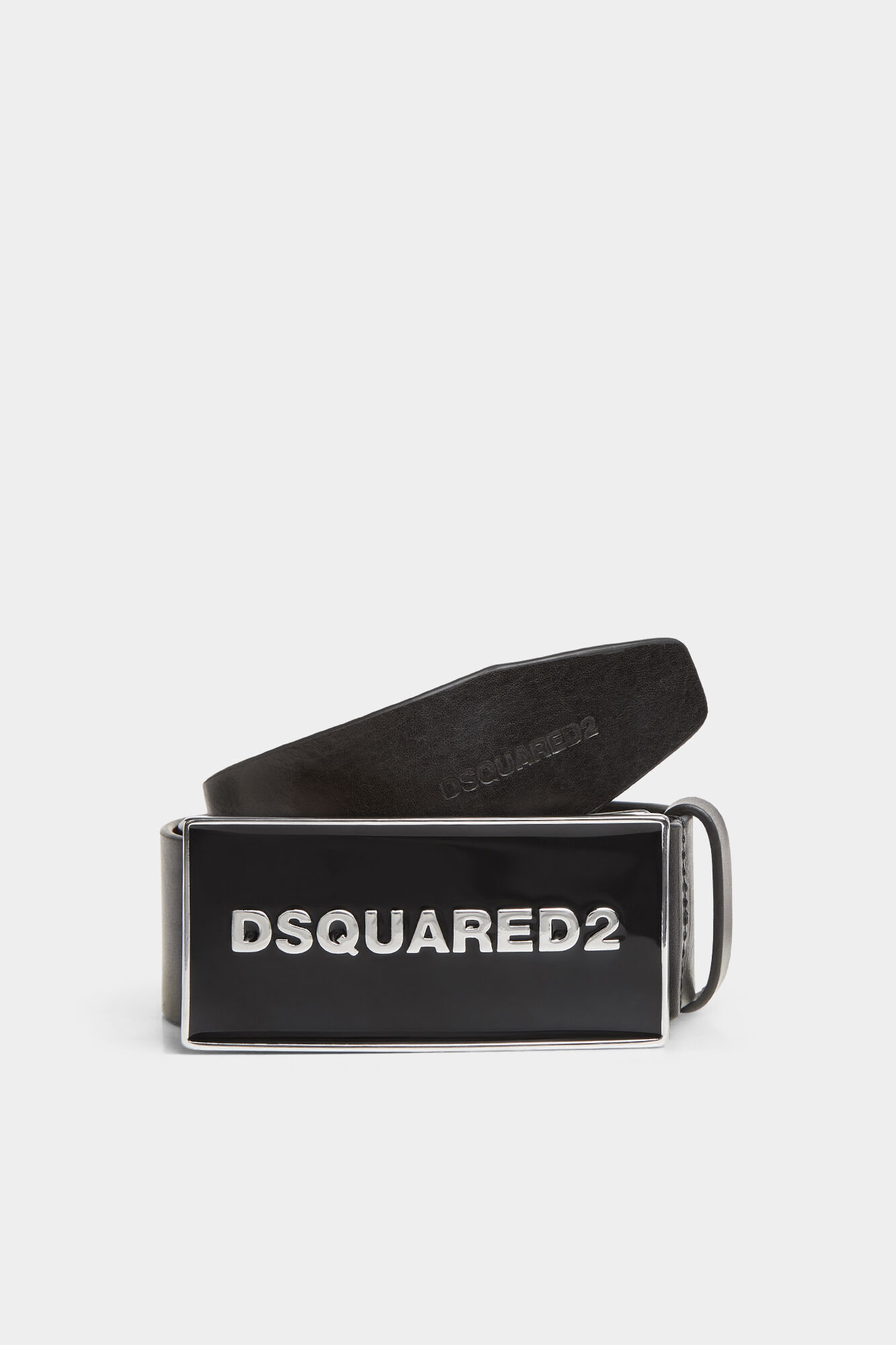 Dsquared2 Tonal Logo Plaque Belt