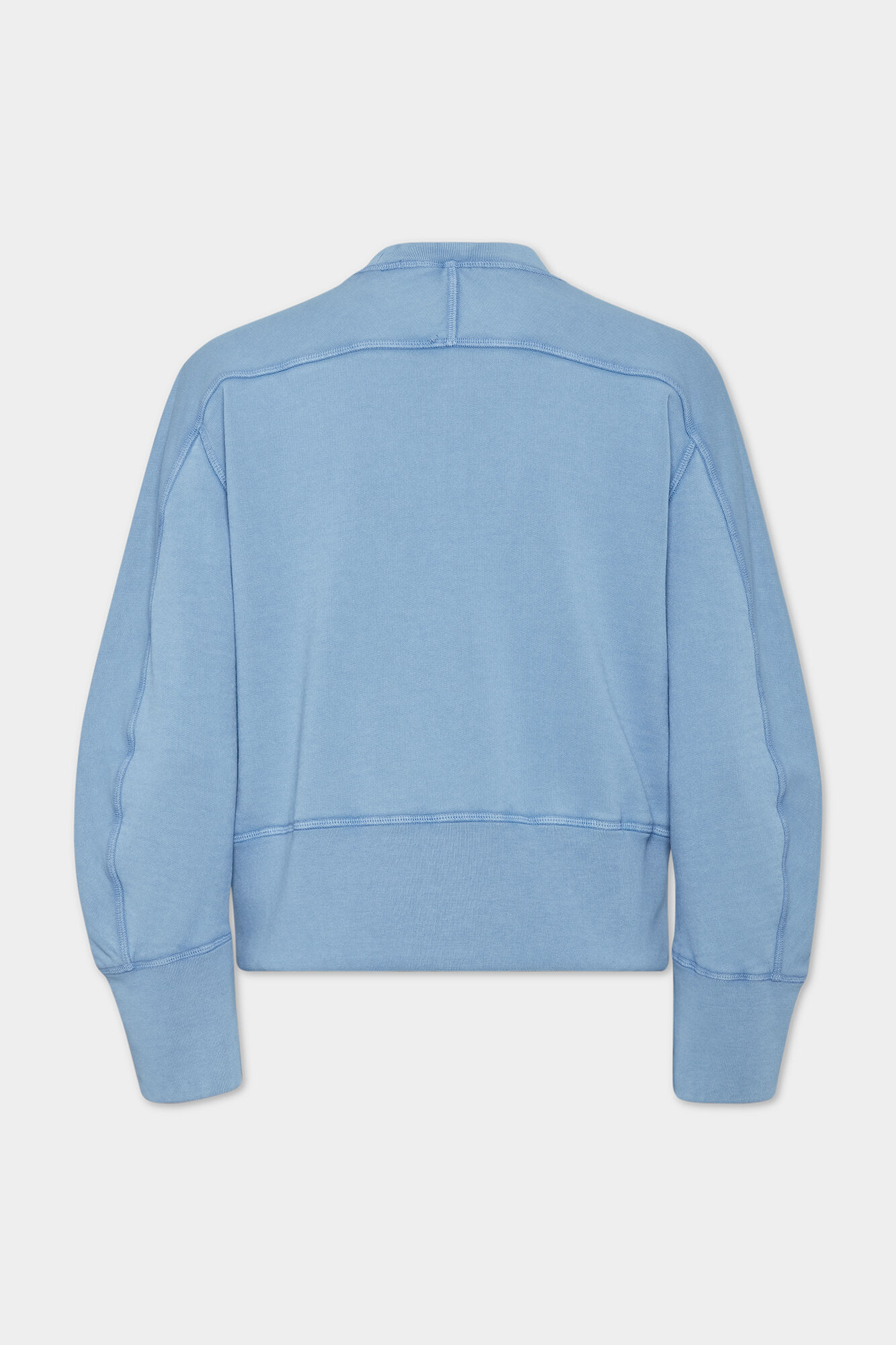 White Fade Dean Fit Handwritten Logo Sweatshirt