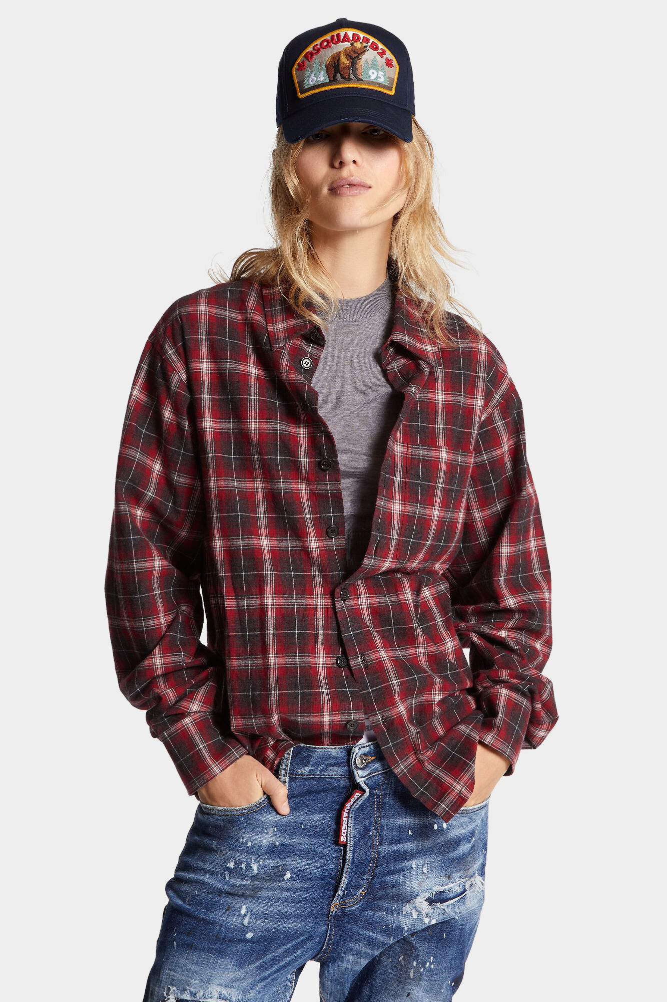 Boxy Checked Shirt