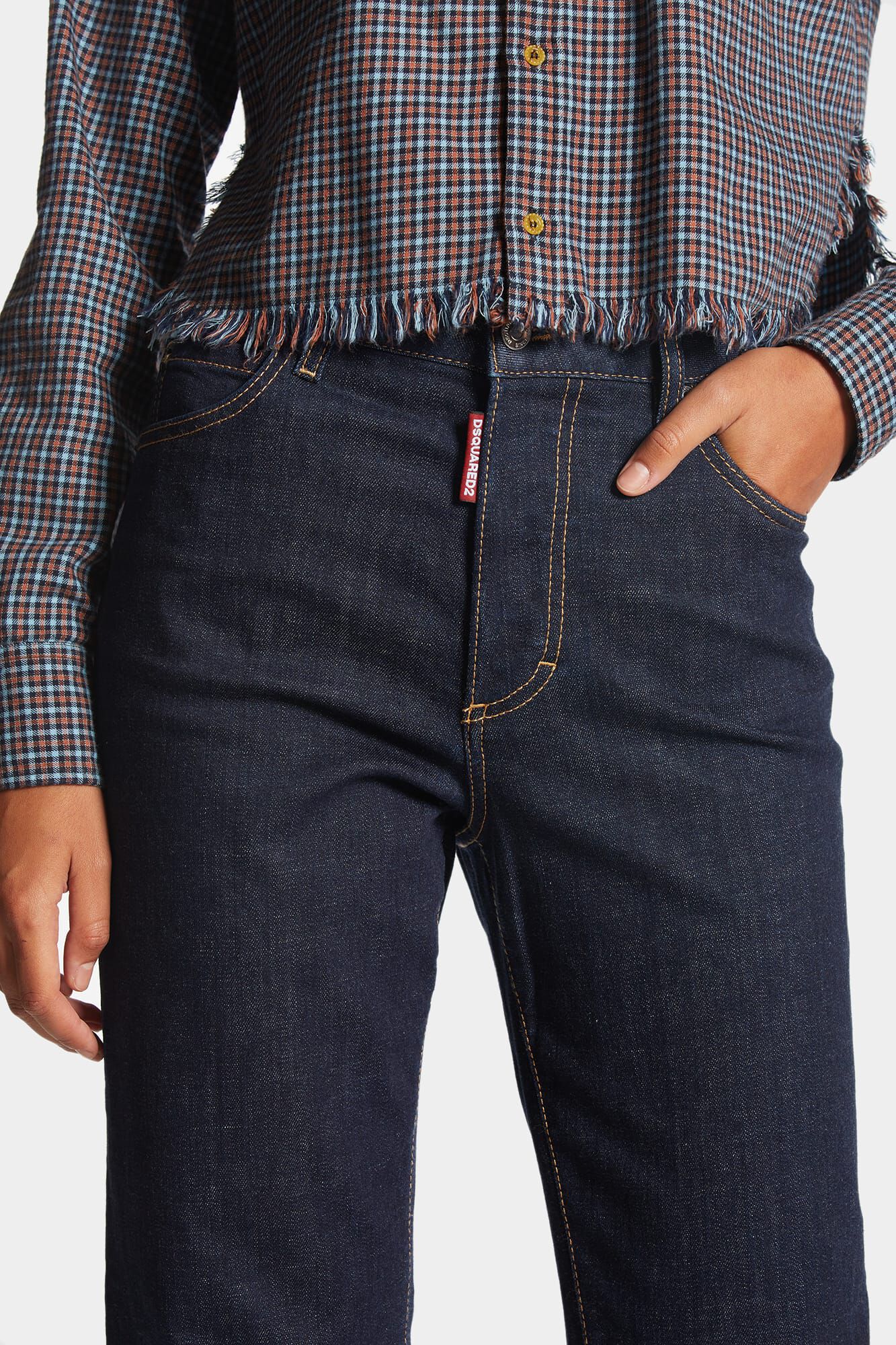 Dark Rince Wash Boston Jeans