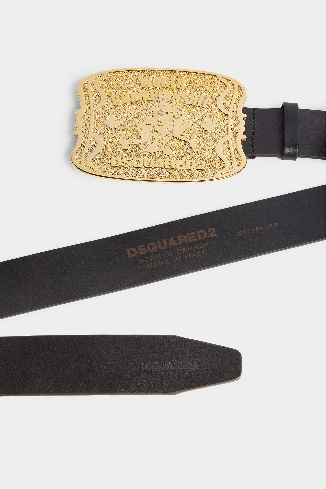 Dsquared2 Boxeur Plaque Belt