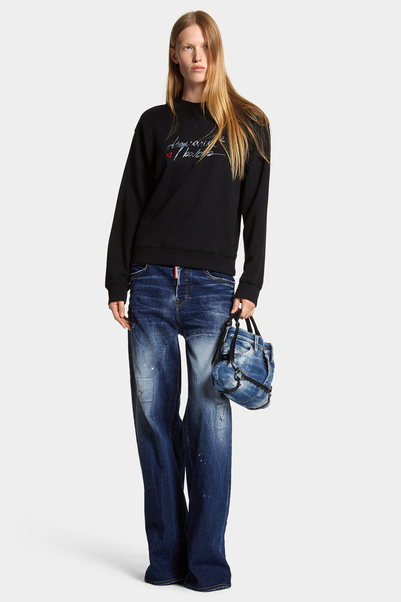 Dyed Just Right Fit Babes Sweatshirt