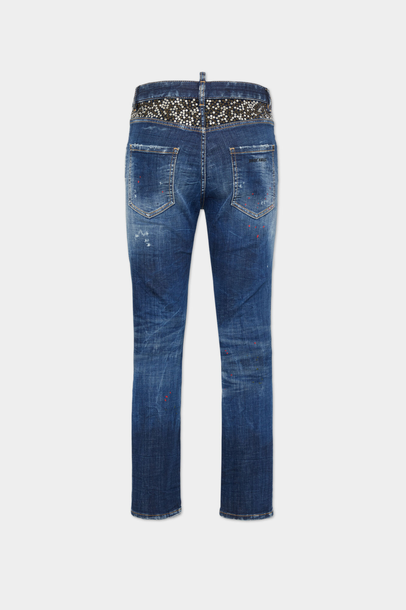 Dark Broken Knee Wash Cool Girl Jeans