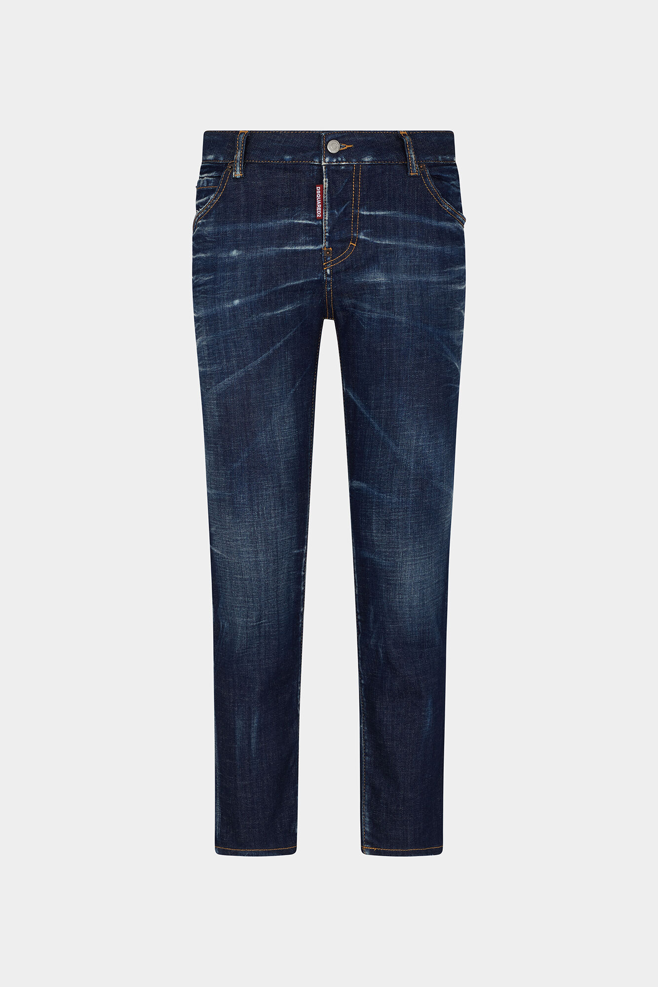 Dark Clean Wash Cool Girl Jeans
