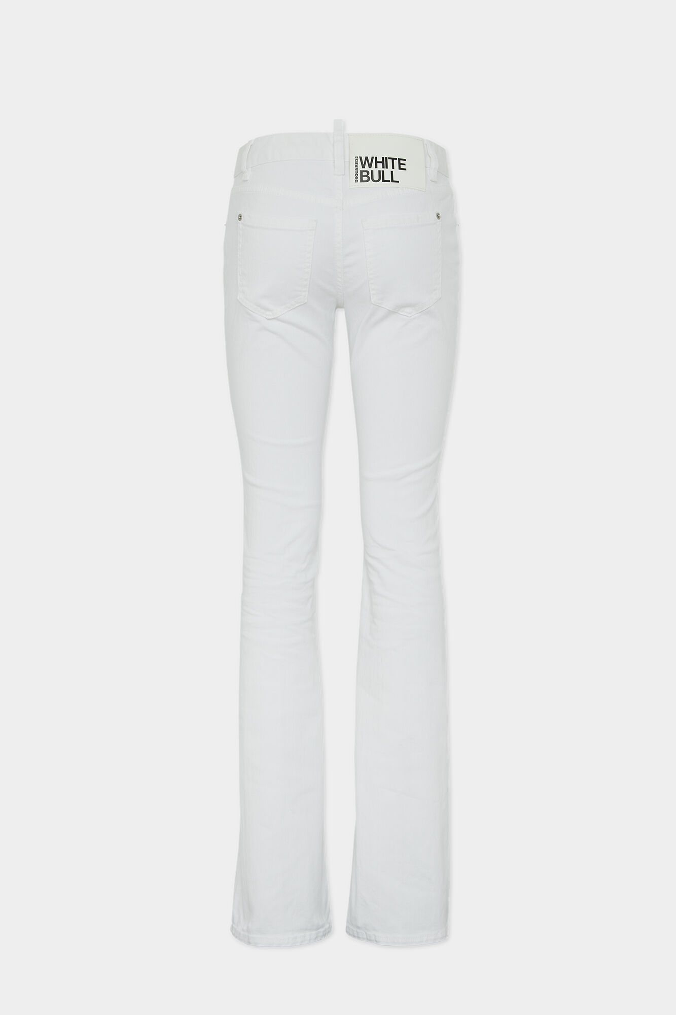 Dyed Medium Waist Flare Jeans