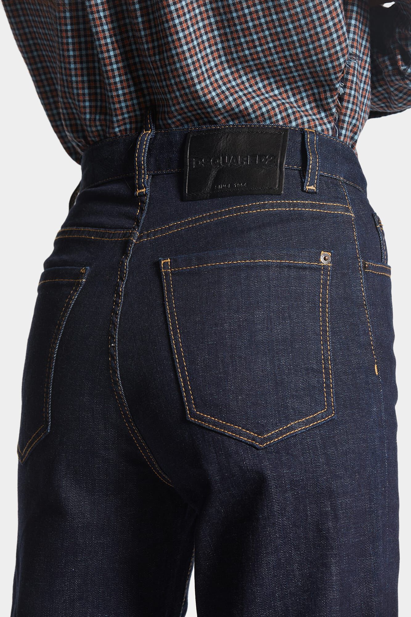 Dark Rince Wash Boston Jeans