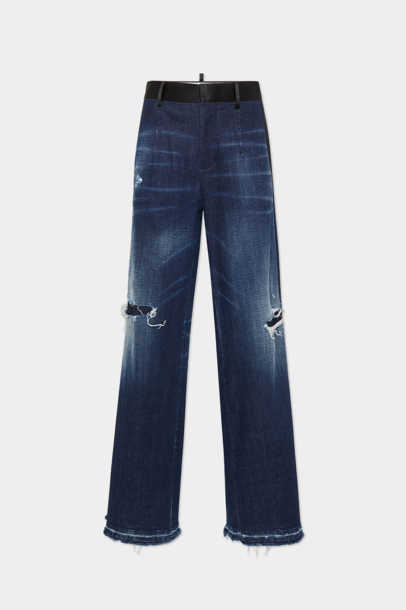 Dark Ripped Tuxedo Pant