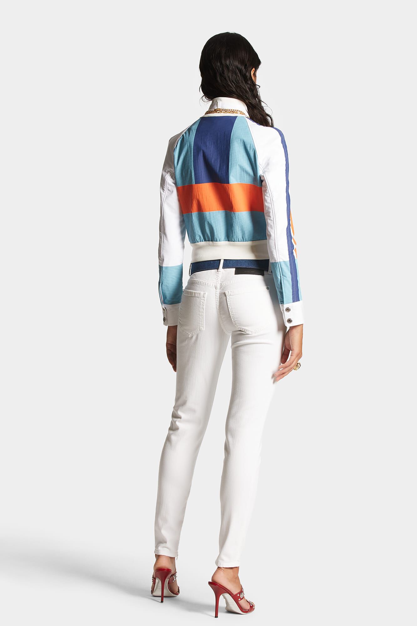 Dyed Medium Waist Twiggy Jeans