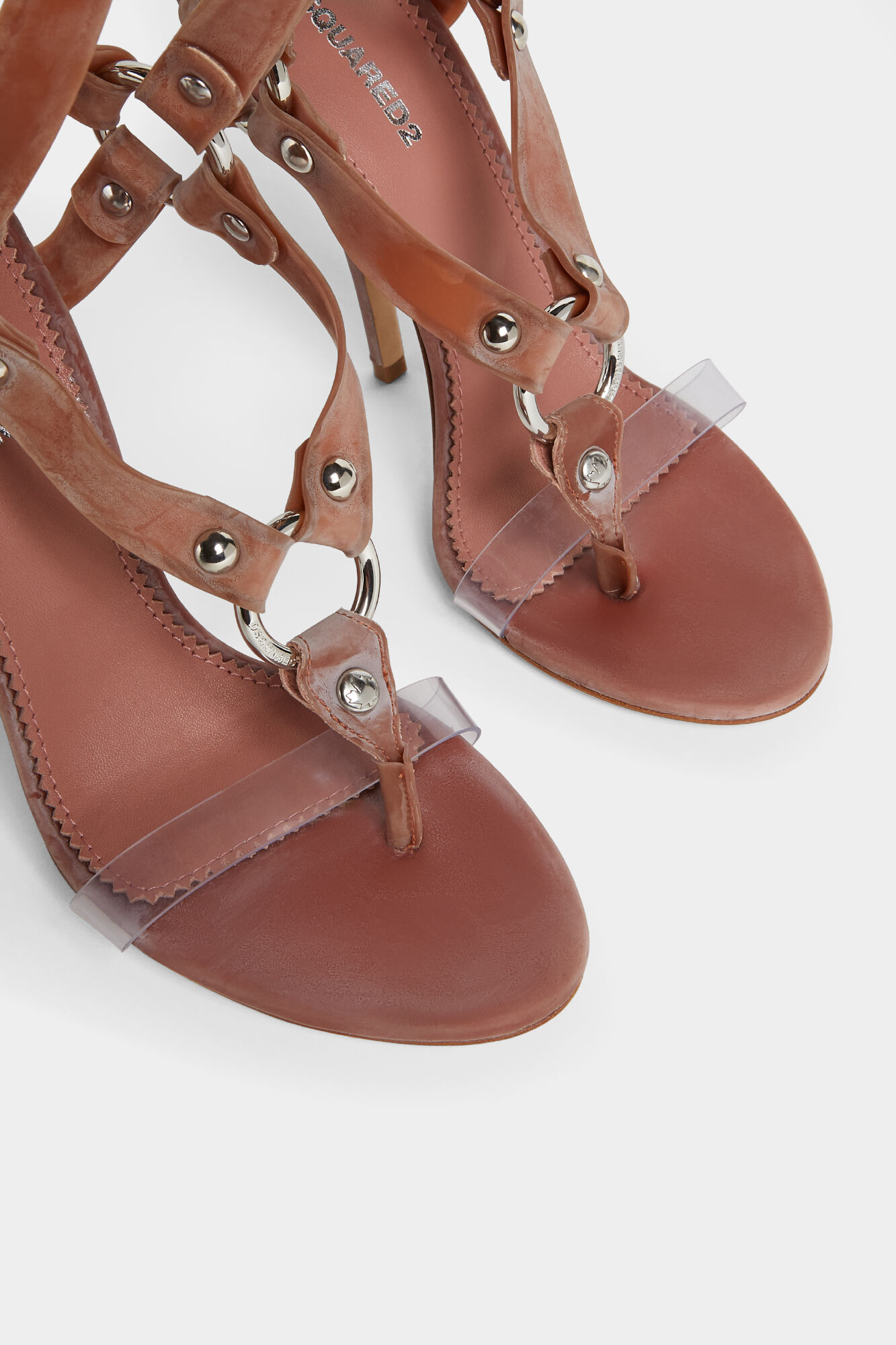 Bondage Thigh-High Heeled Sandals