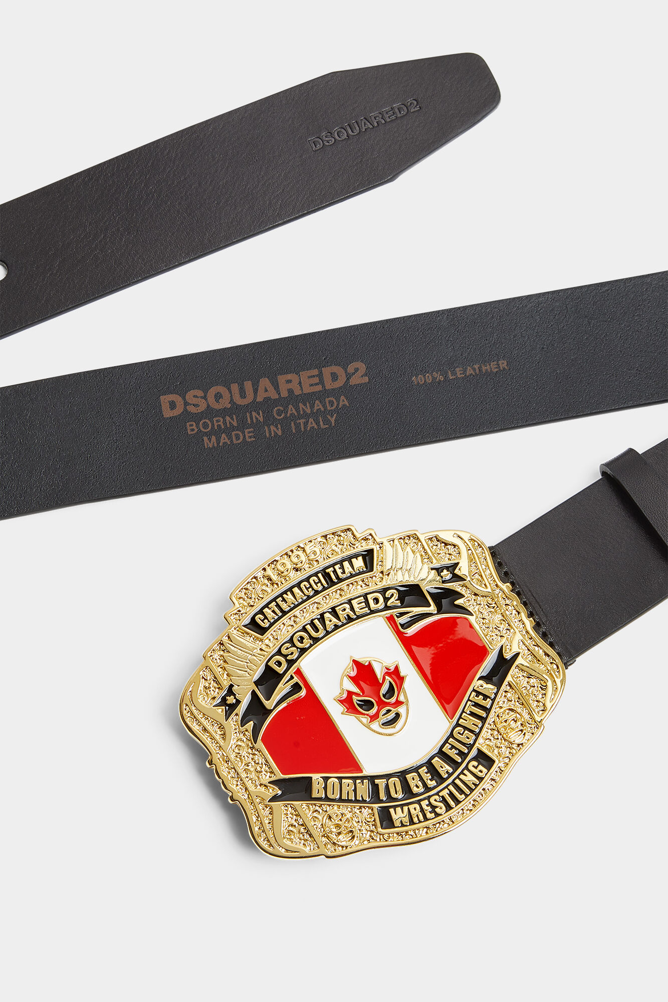 Dsquared2 Boxeur Plaque Belt