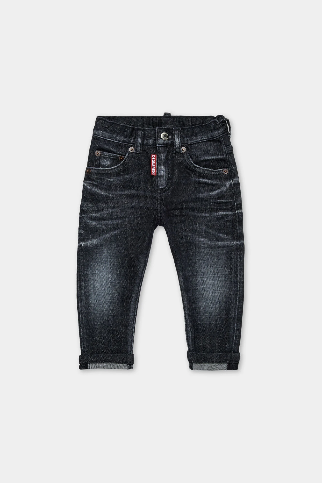 D2Kids Newborn Easy Black Wash Jeans