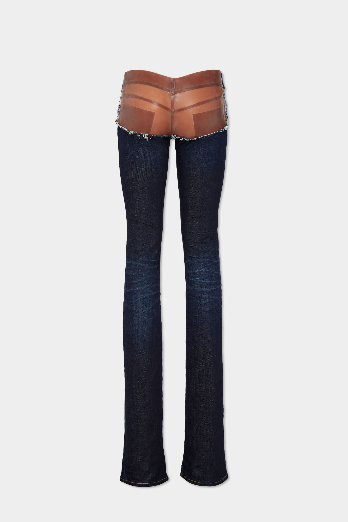 Dark Urban Wash Bootcut Sharpei Peekaboo Jeans