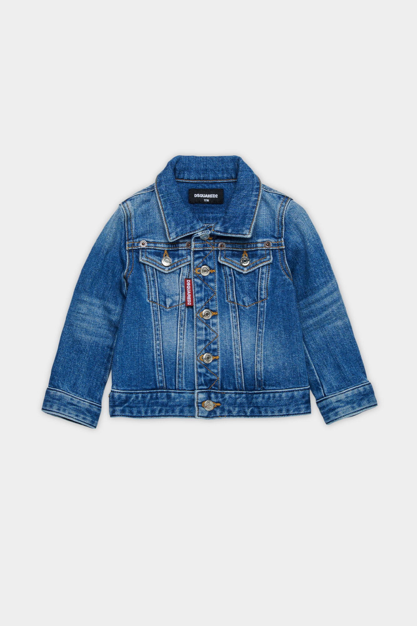D2Kids Newborn Medium Preppy Wash Jean Jacket