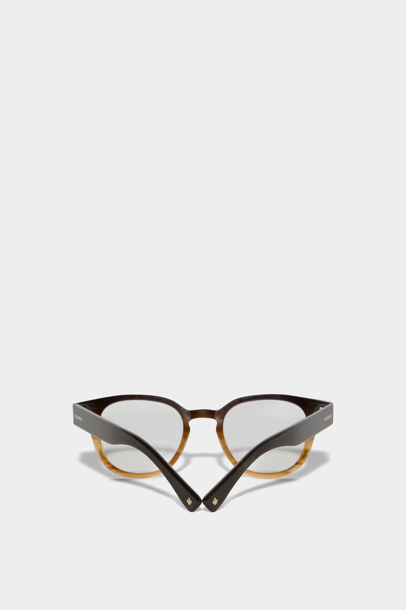Refined Brown Horn Optical Glasses