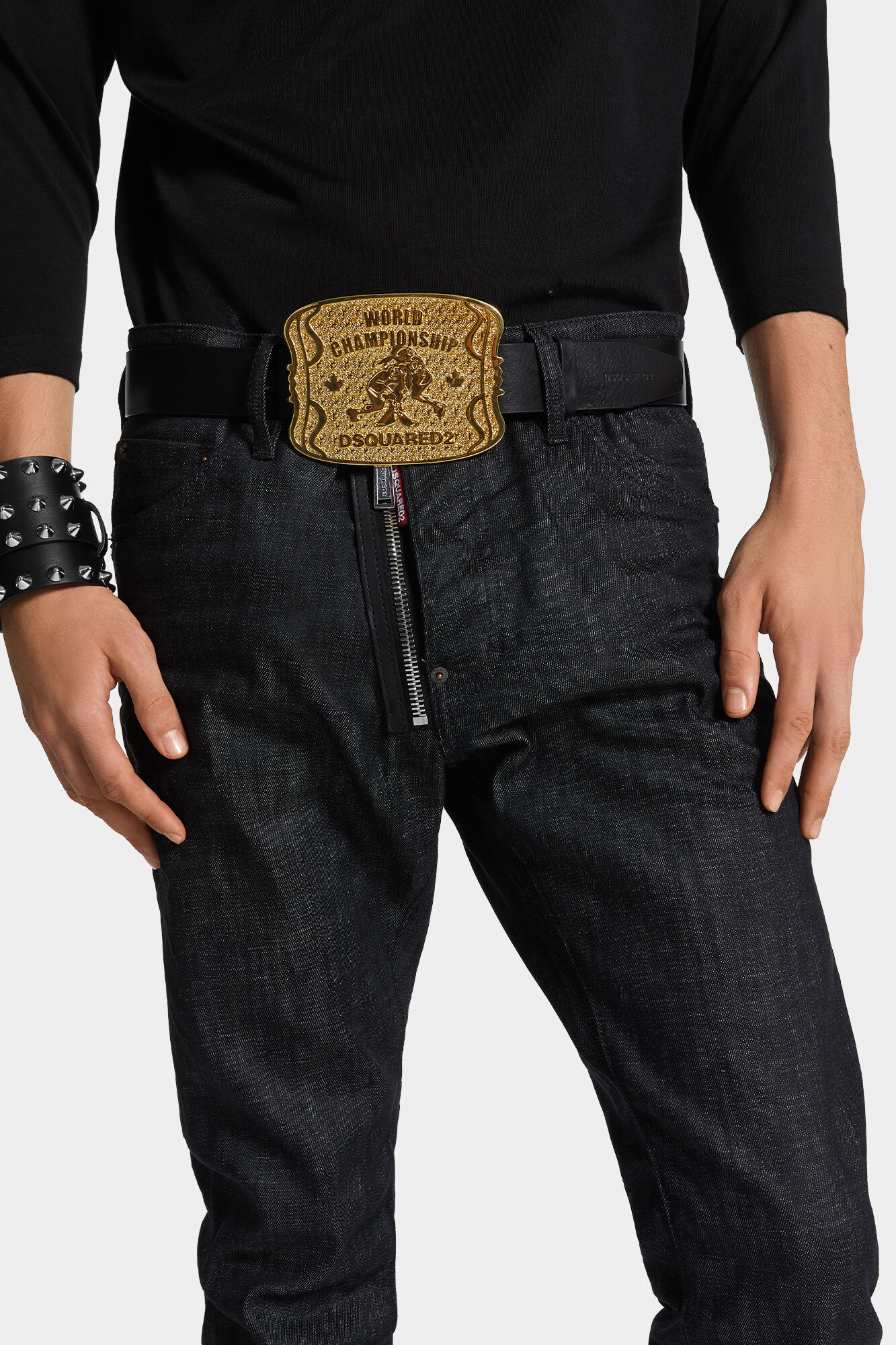 Dsquared2 Boxeur Plaque Belt
