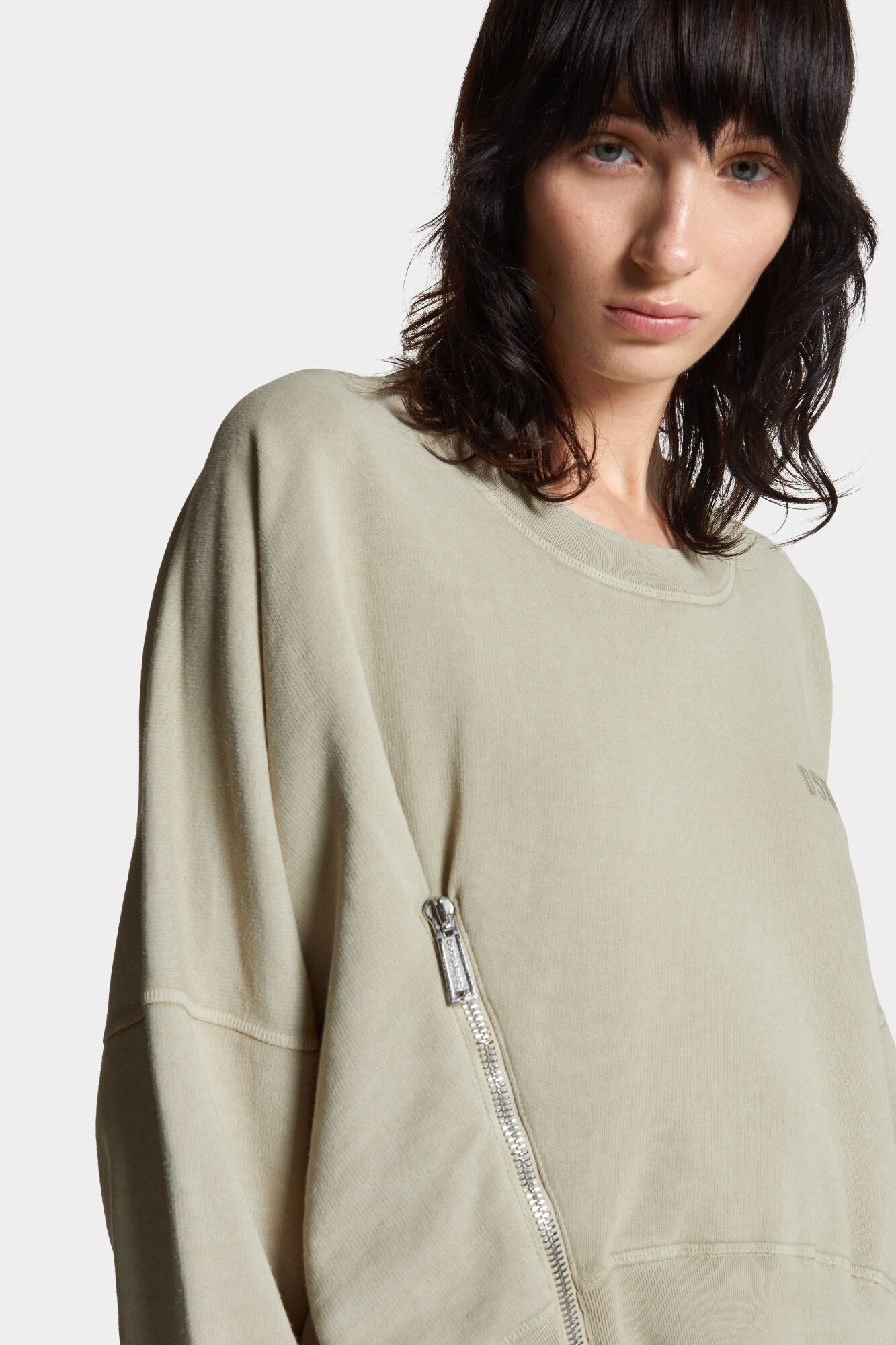 Fade Dyed Onion Cropped Sweatshirt