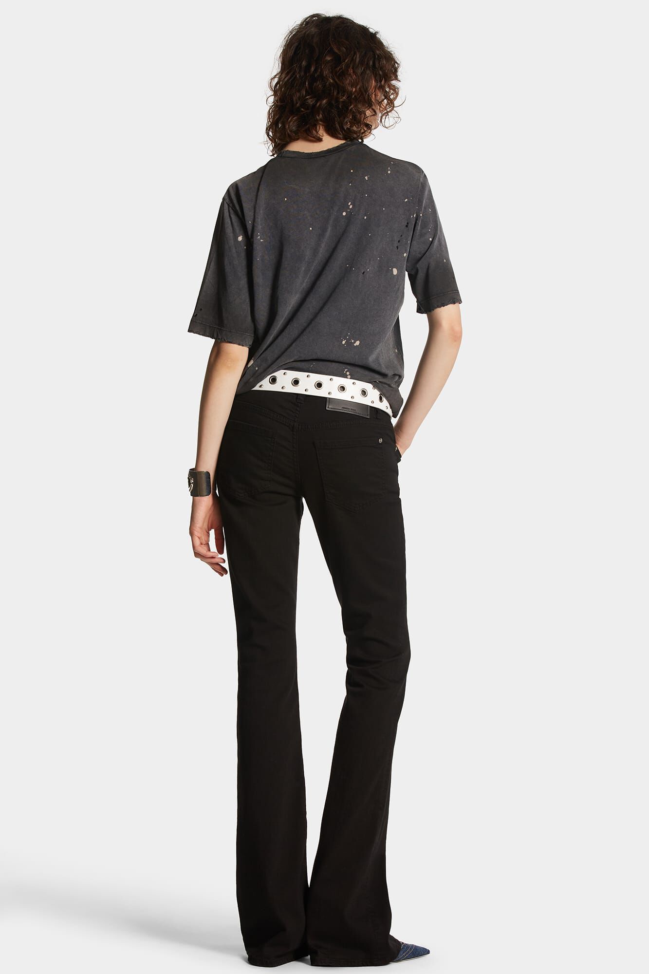 Black Bull Medium Waist Flare Twiggy Jeans