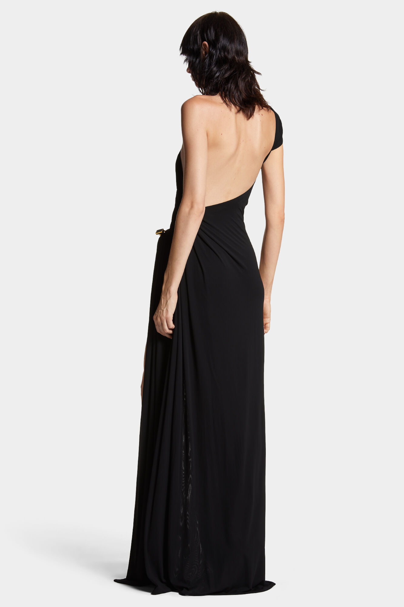 One Shoulder Jersey Dress