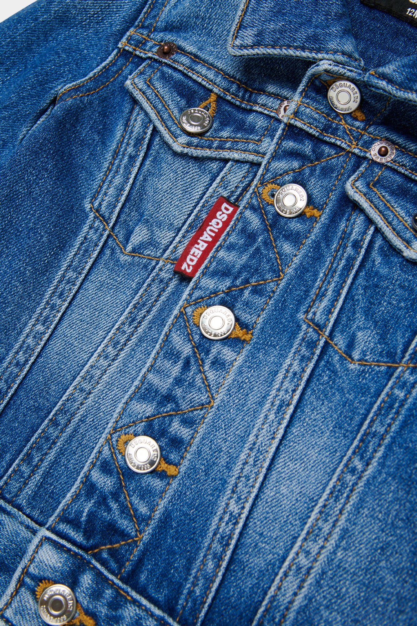 D2Kids Newborn Medium Preppy Wash Jean Jacket