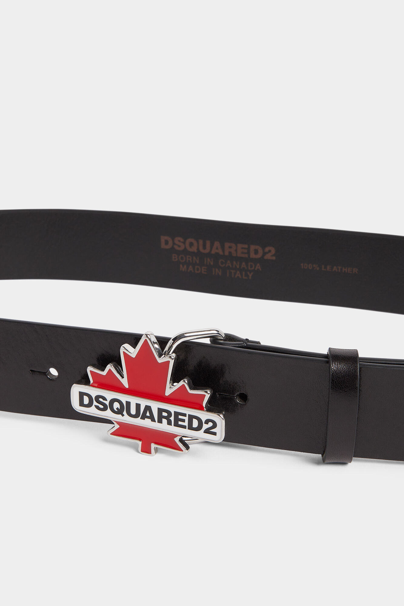 Dsquared2 Leaf Plaque Belt
