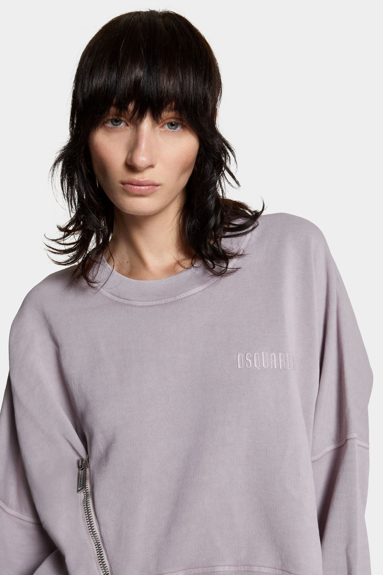 Fade Dyed Onion Cropped Sweatshirt