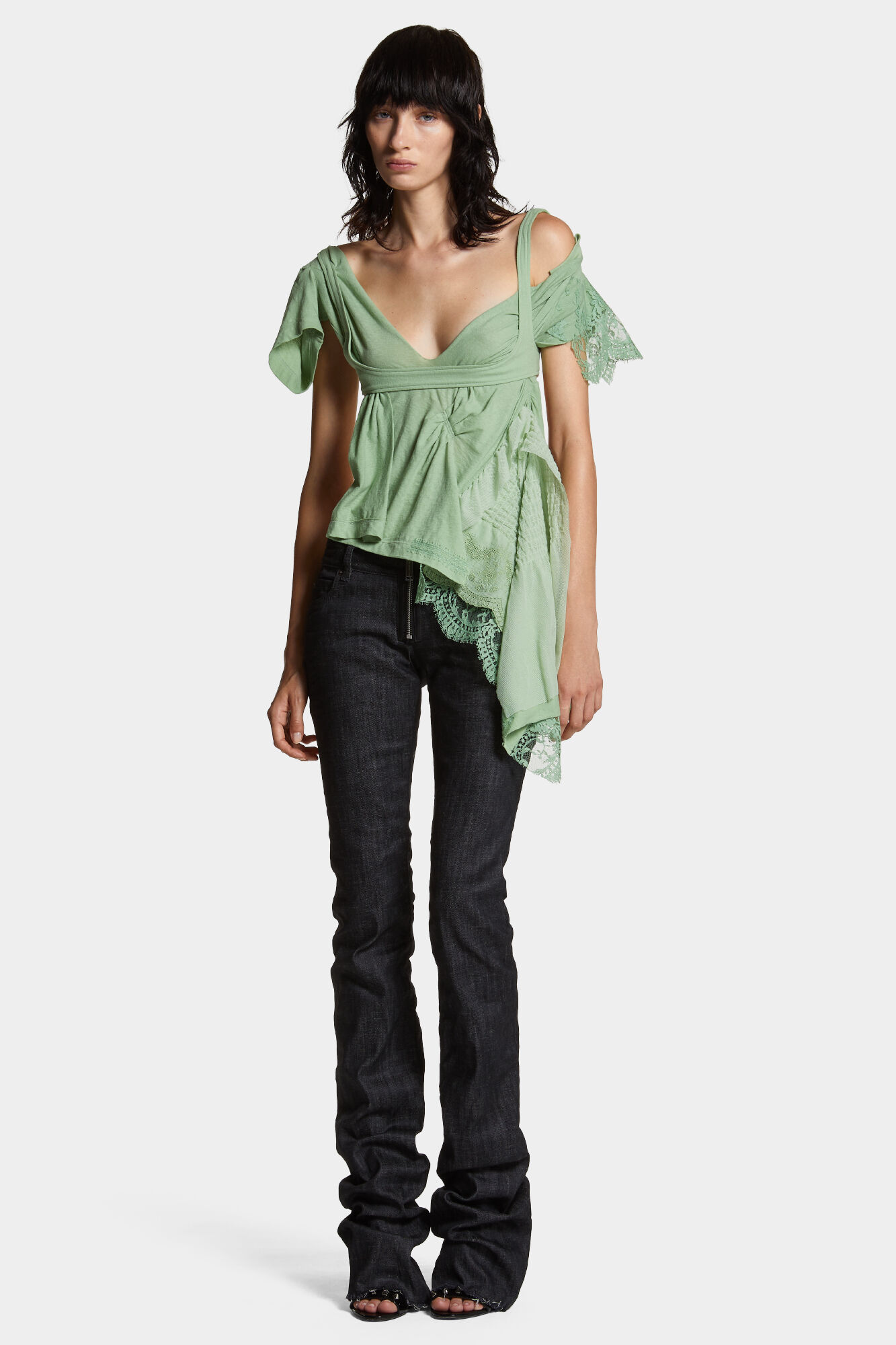 Dyed Jersey Deconstructed Top