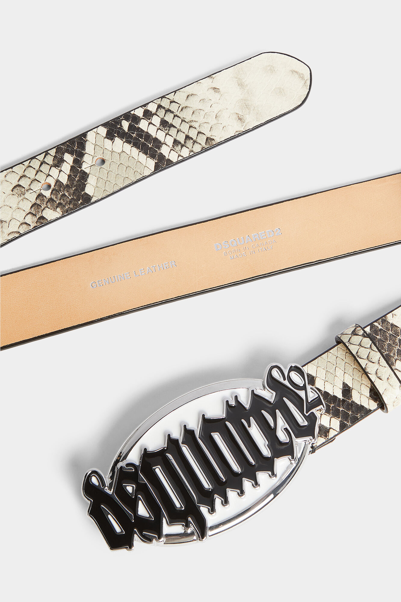 Gothic Dsquared2 Plaque Belt