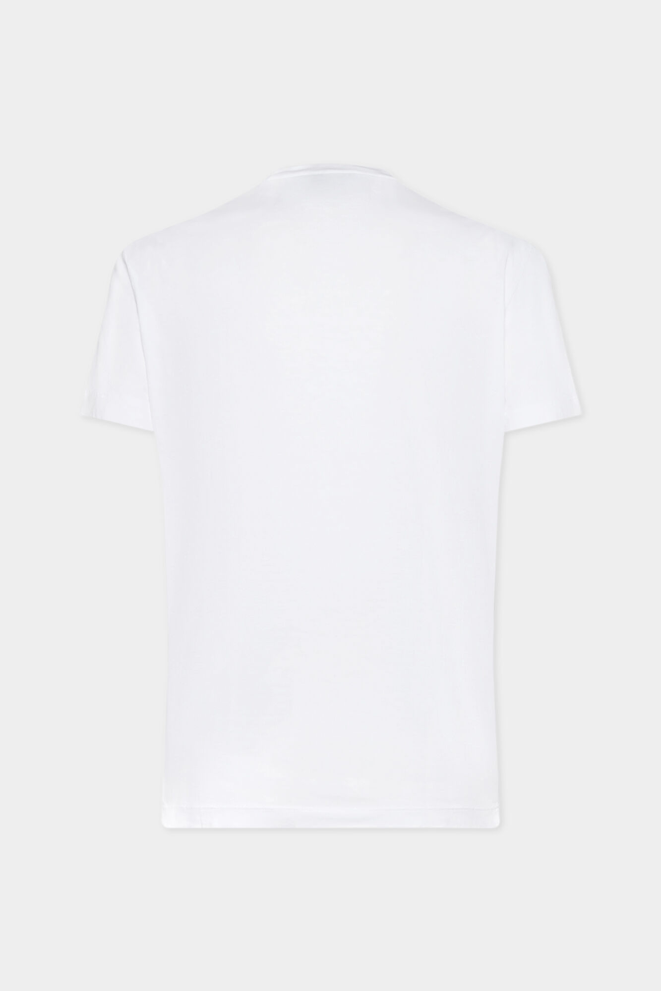 White Fade Just Right Fit Handwritten Logo T-Shirt