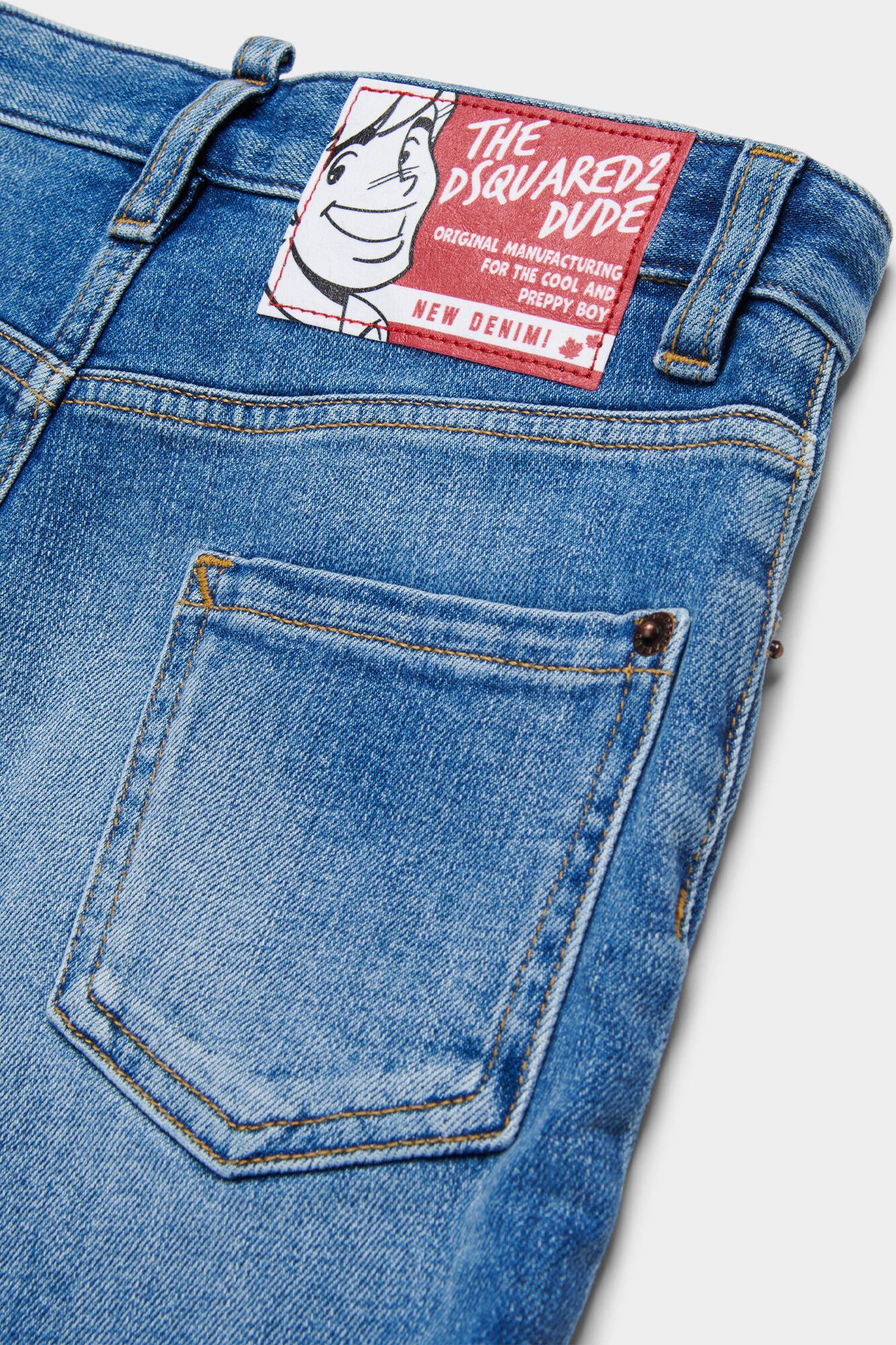 D2Kids Junior Medium Preppy Wash Jean Shorts