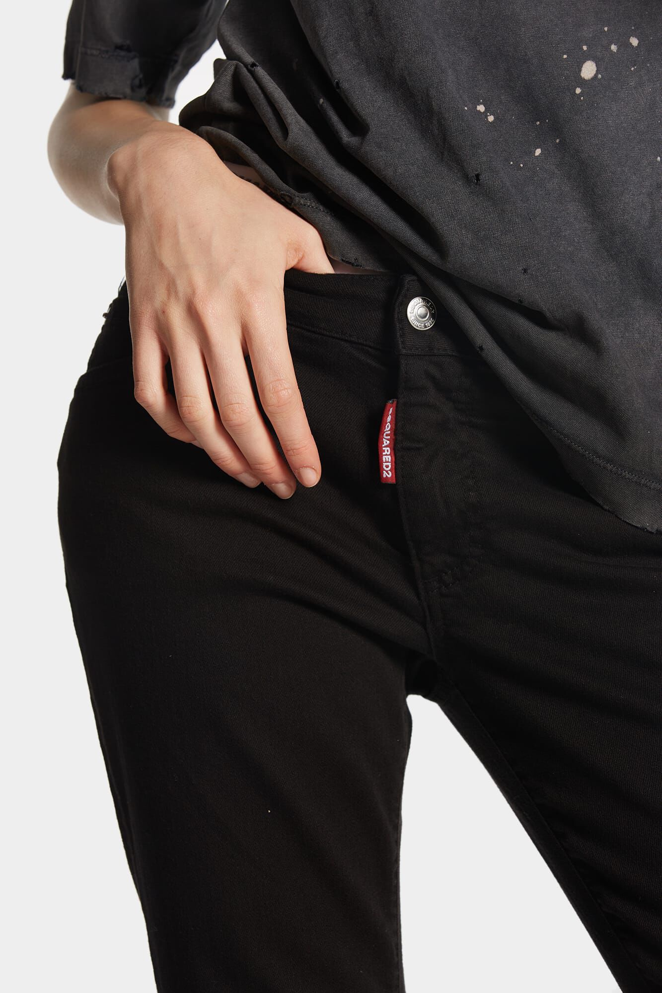 Black Bull Medium Waist Flare Twiggy Jeans