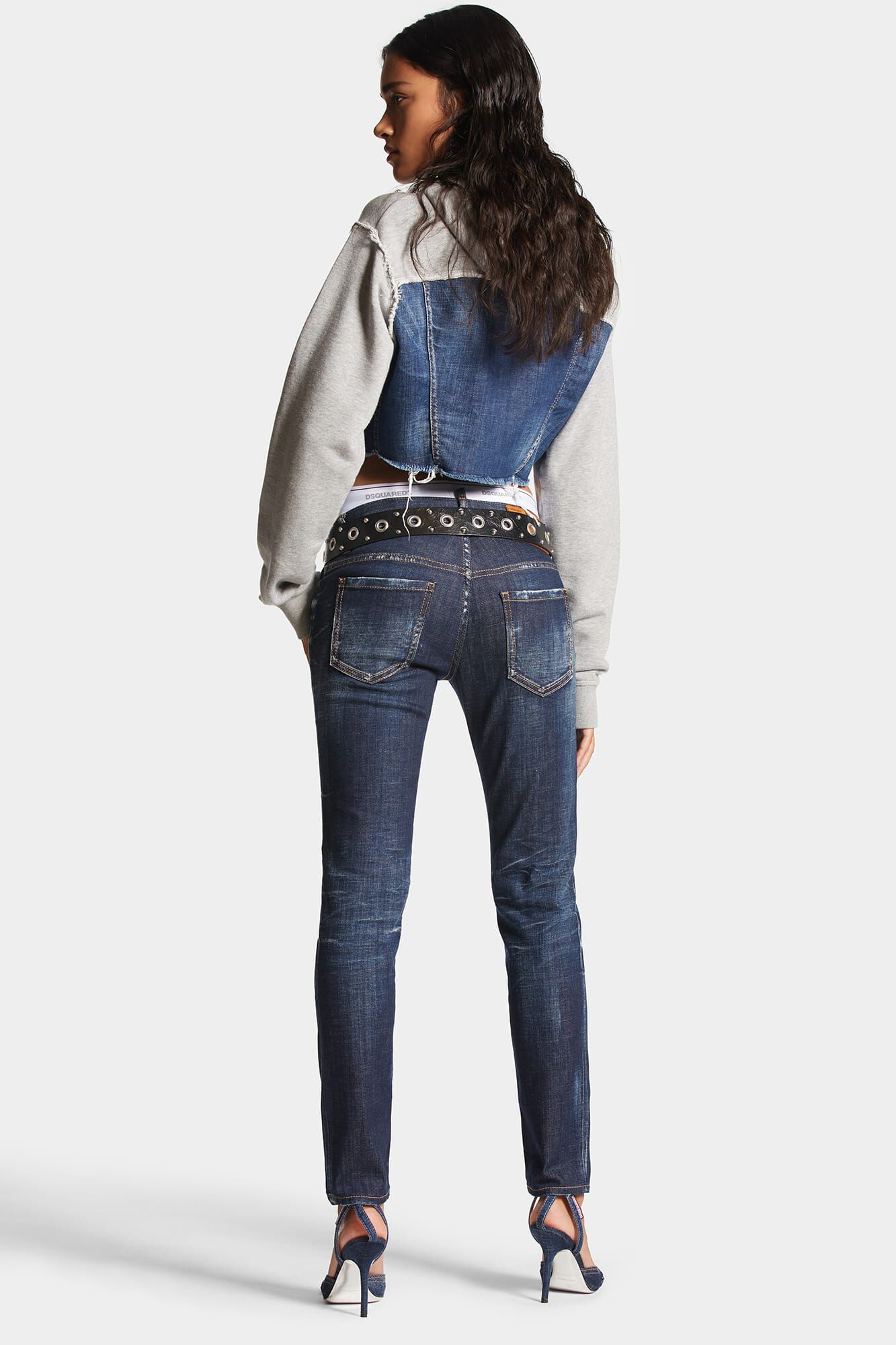 Dark Clean Wash Jennifer Jeans