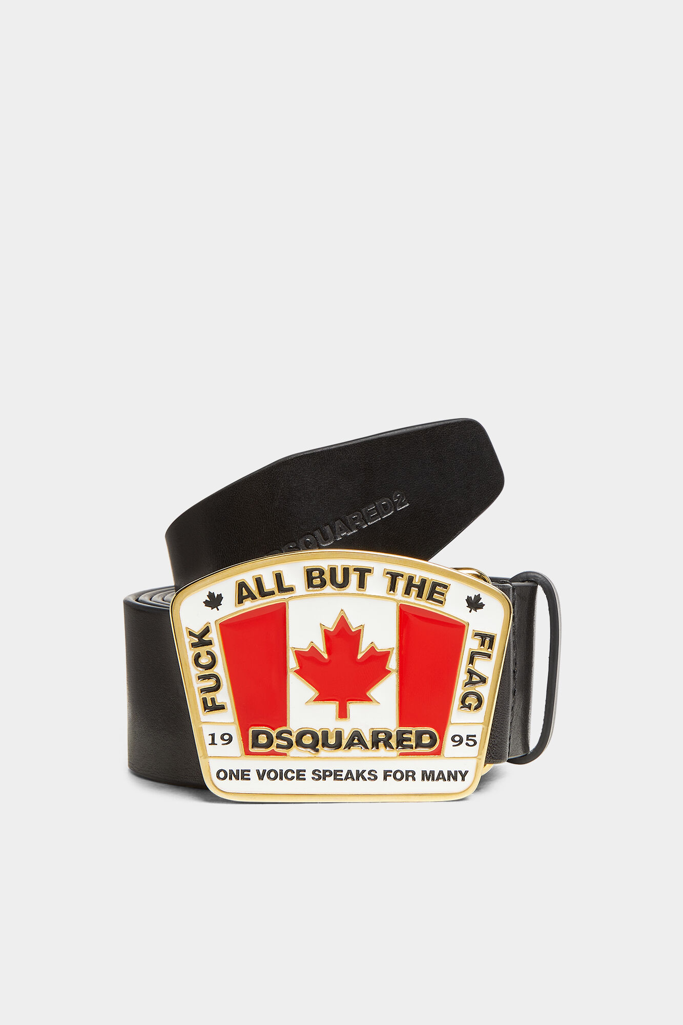 Canadian Flag Plaque Belt