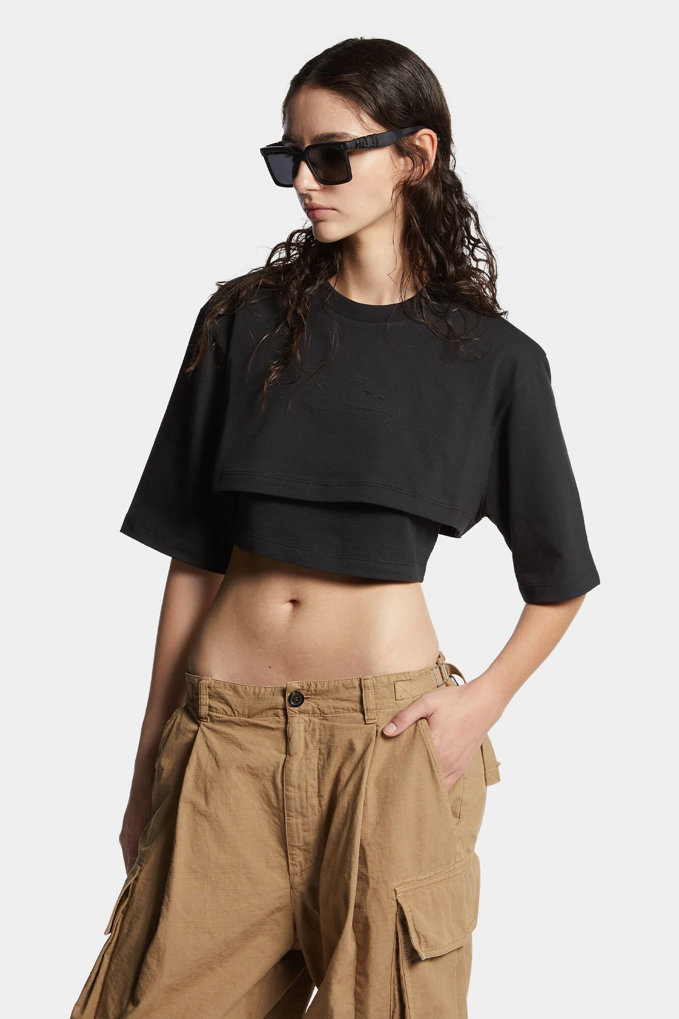 Cropped Loose Fit Icon New Generation T-Shirt